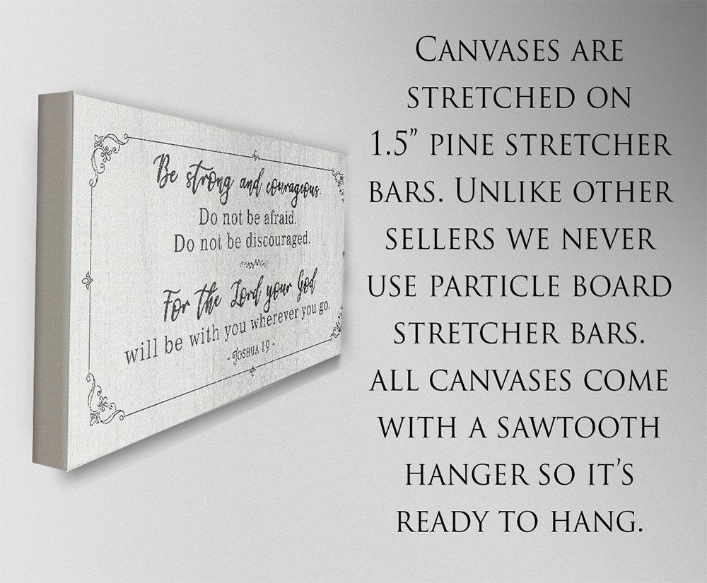 Be Strong And Courageous - Canvas