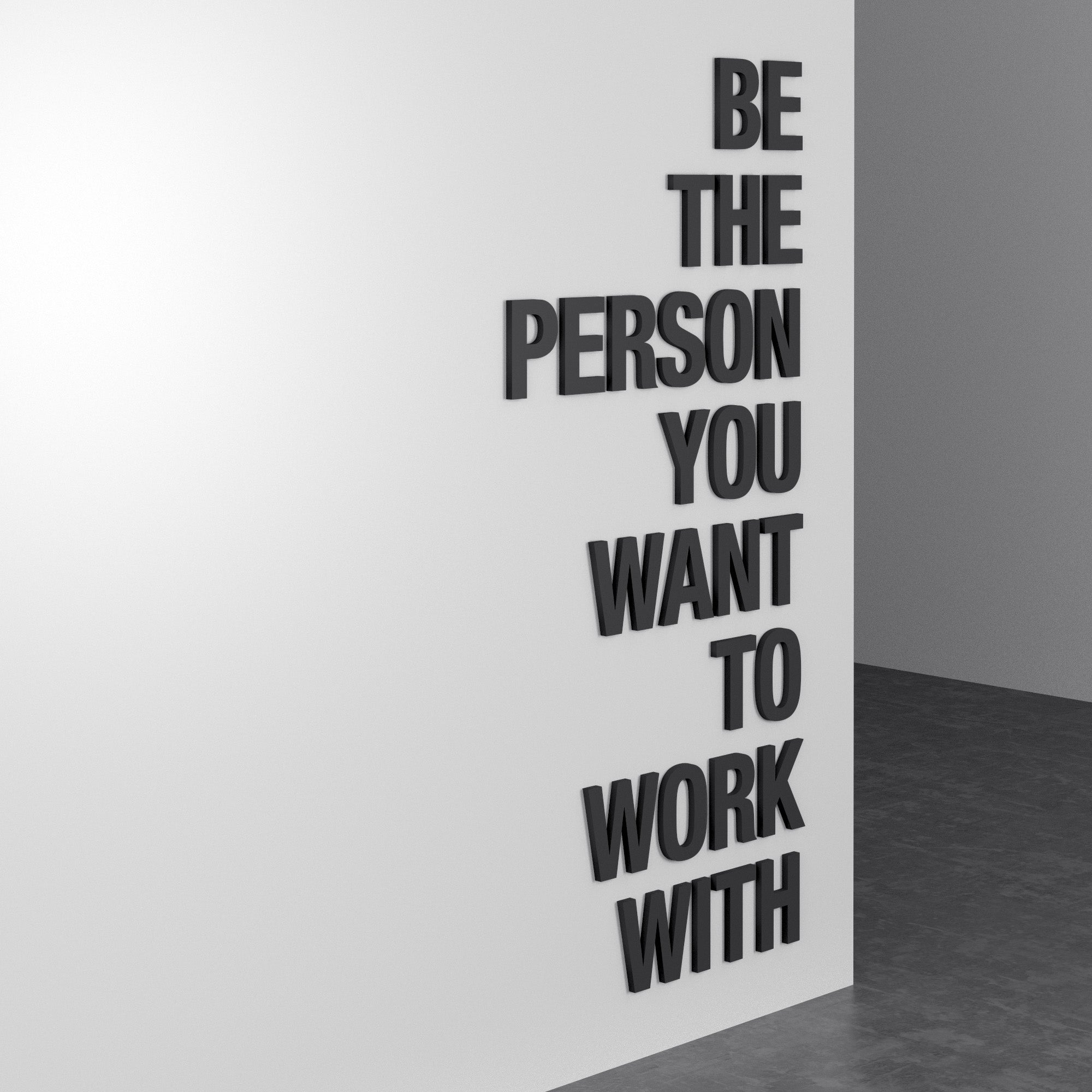 Be the Person 3D Office Wall Decor-1