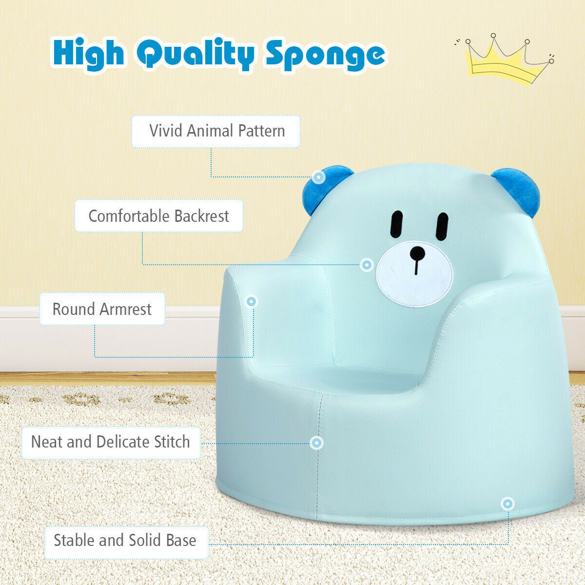 Bear Kid's Toddler Sofa Seat-2