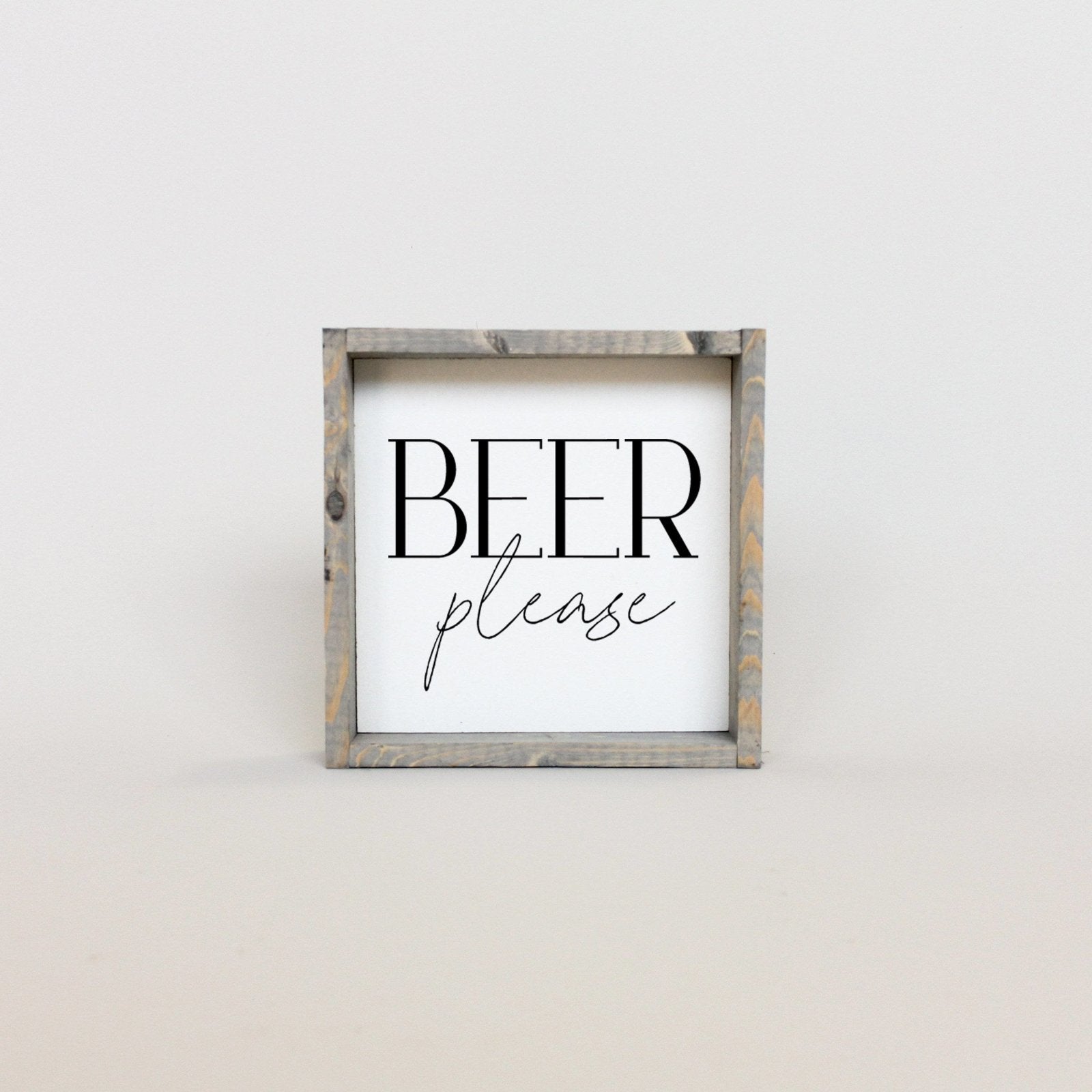 Beer Please Mini Wood Sign-3