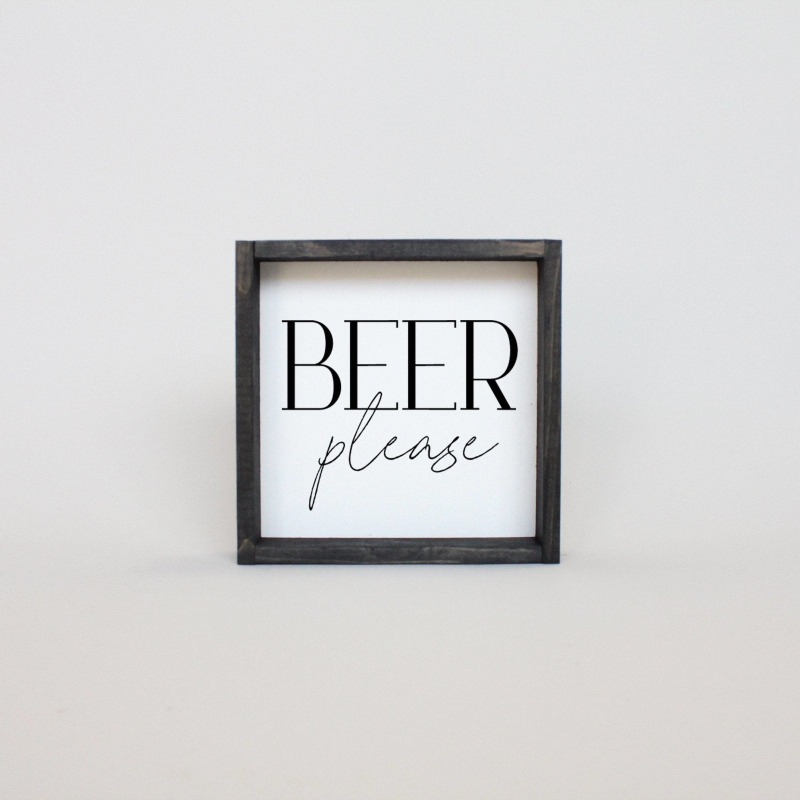 Beer Please Mini Wood Sign-4