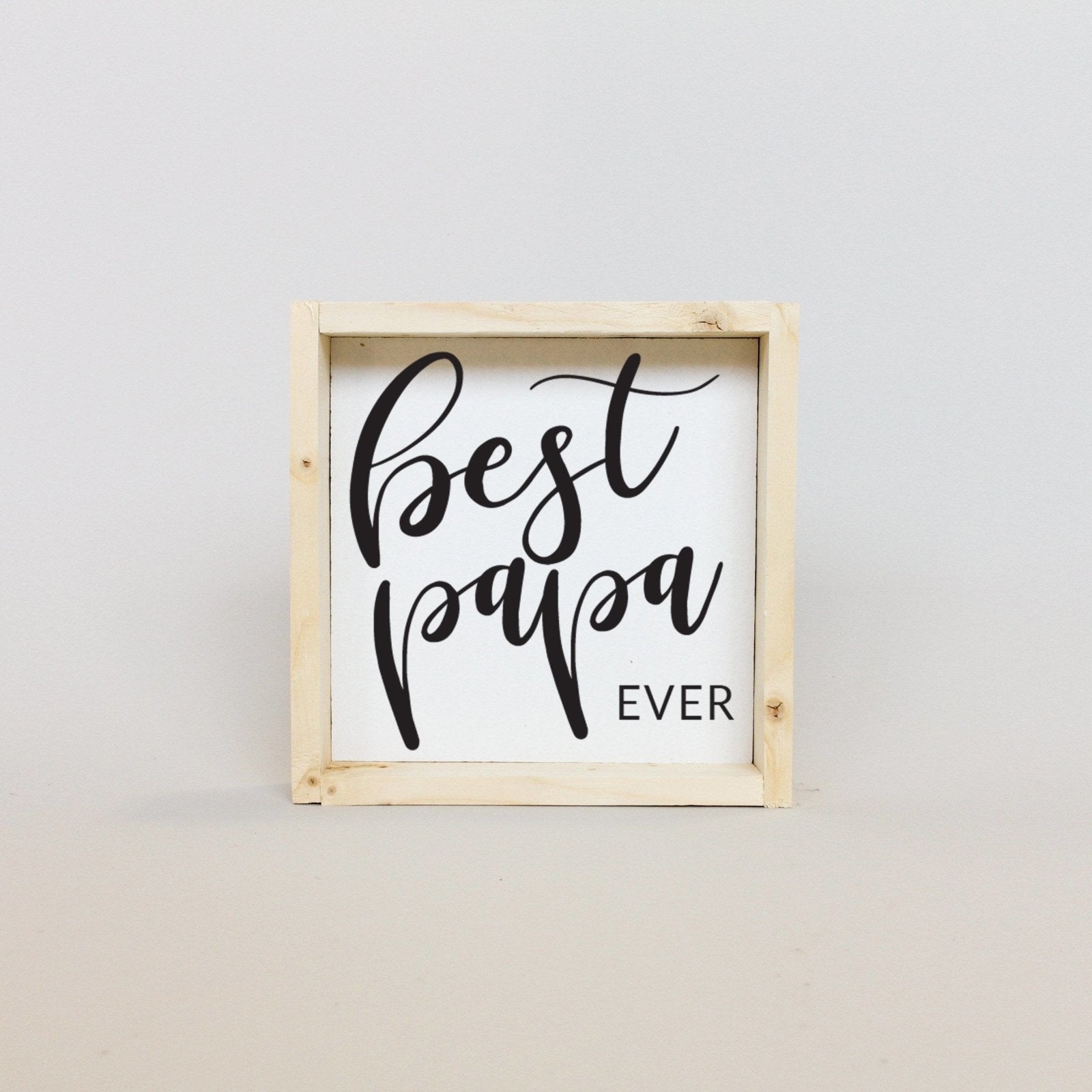 Best Papa Ever Mini Wood Sign-6