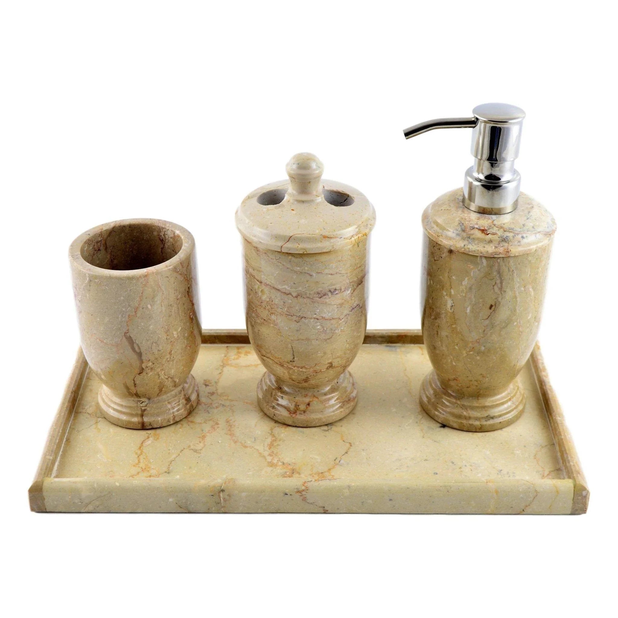 Best Toothbrush Holder of Sahara Beige Marble