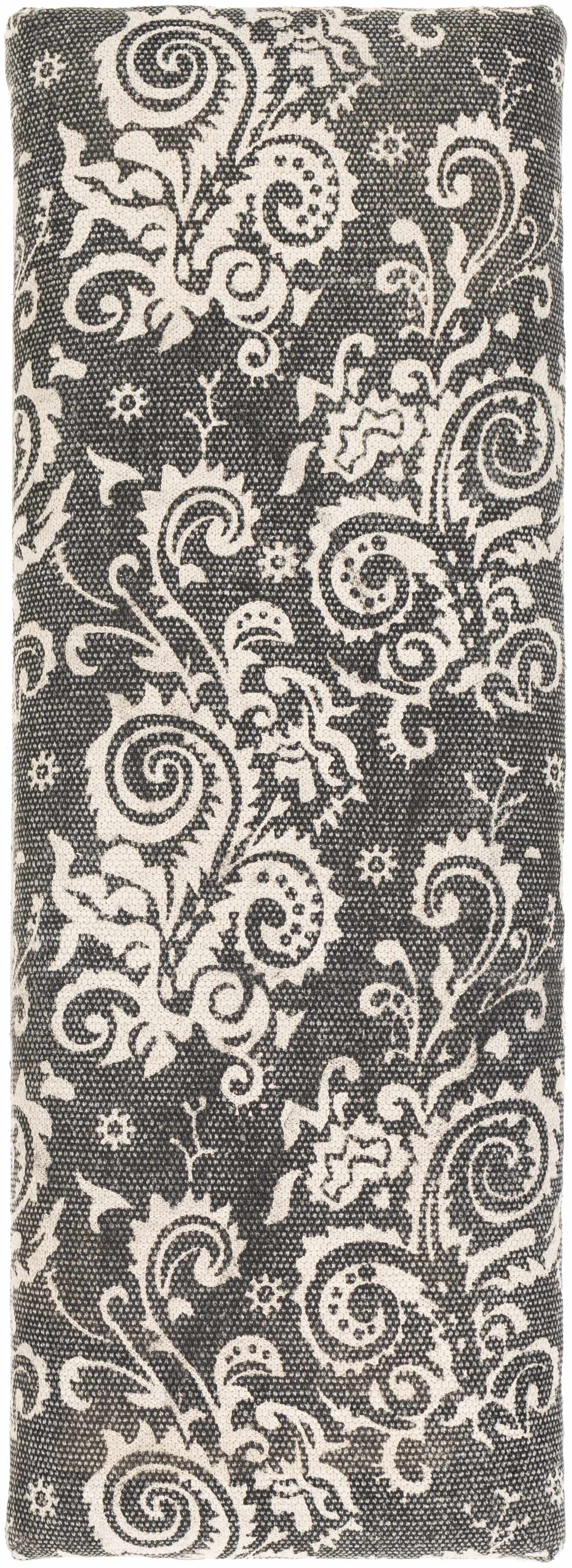 Bethpage Vintage Floral Mango Wood Bench-3