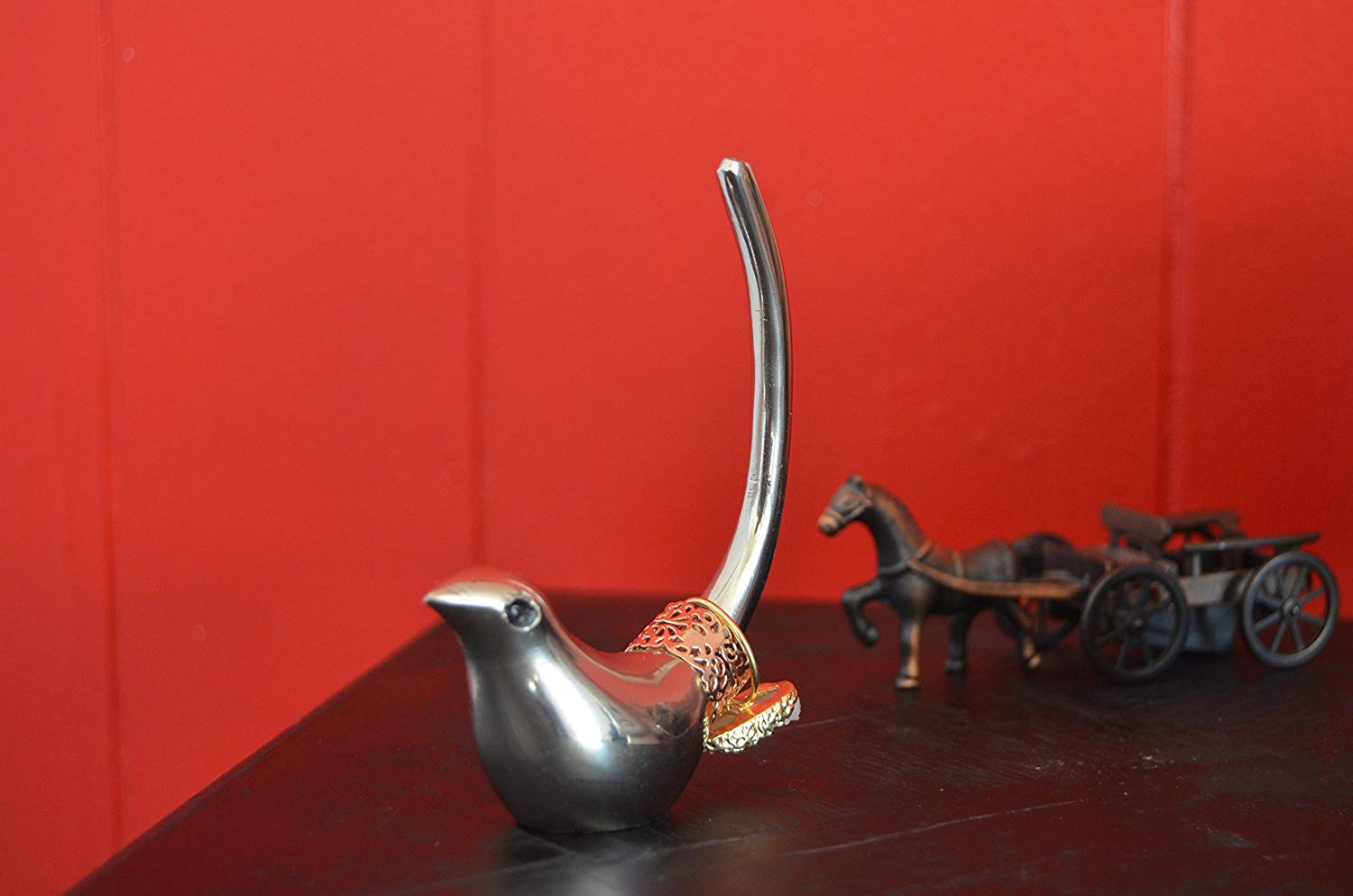 Silver Bird Ring Holder Jewelry -Jewelry Organizer