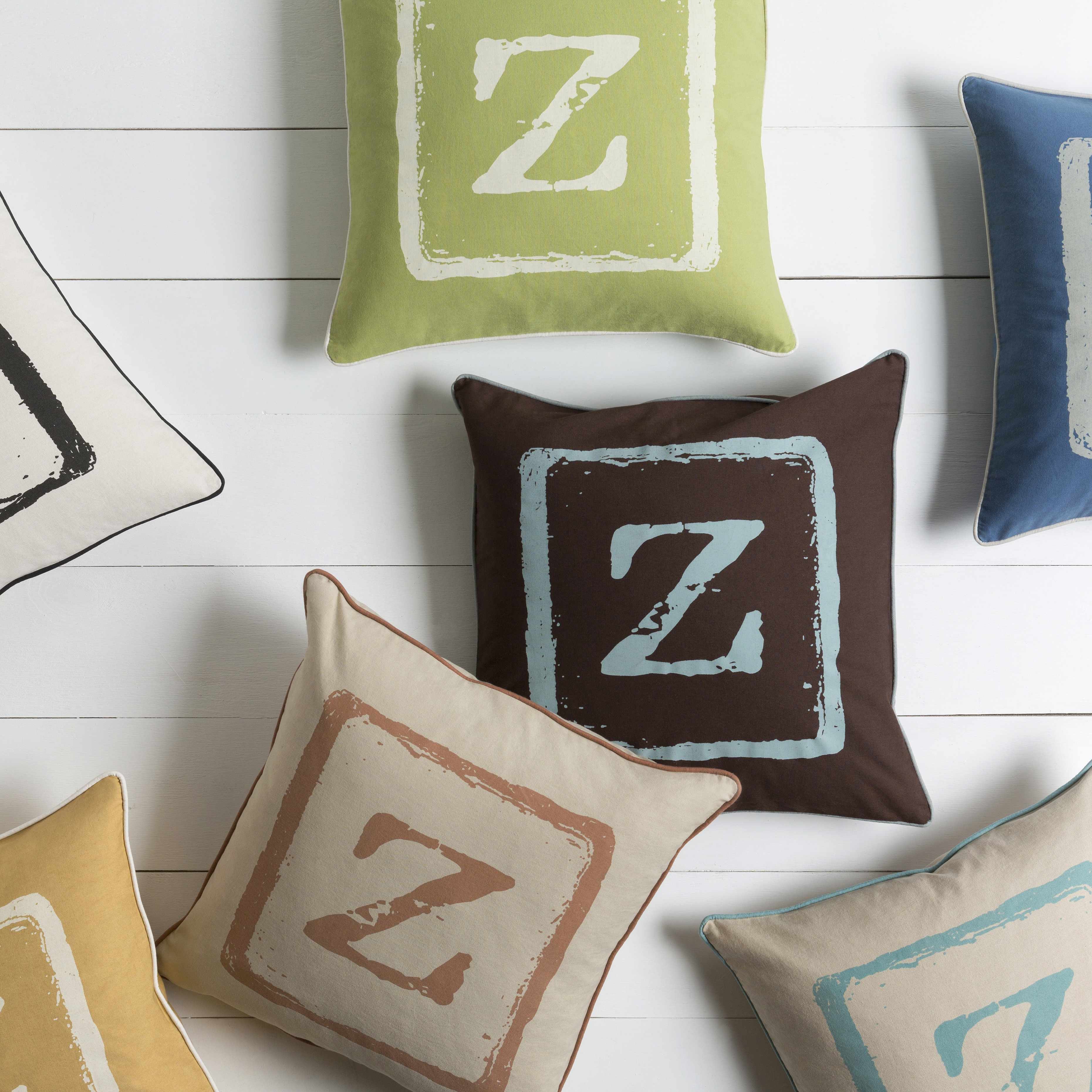 Coity Letter Z Throw Pillow - Clearance-4