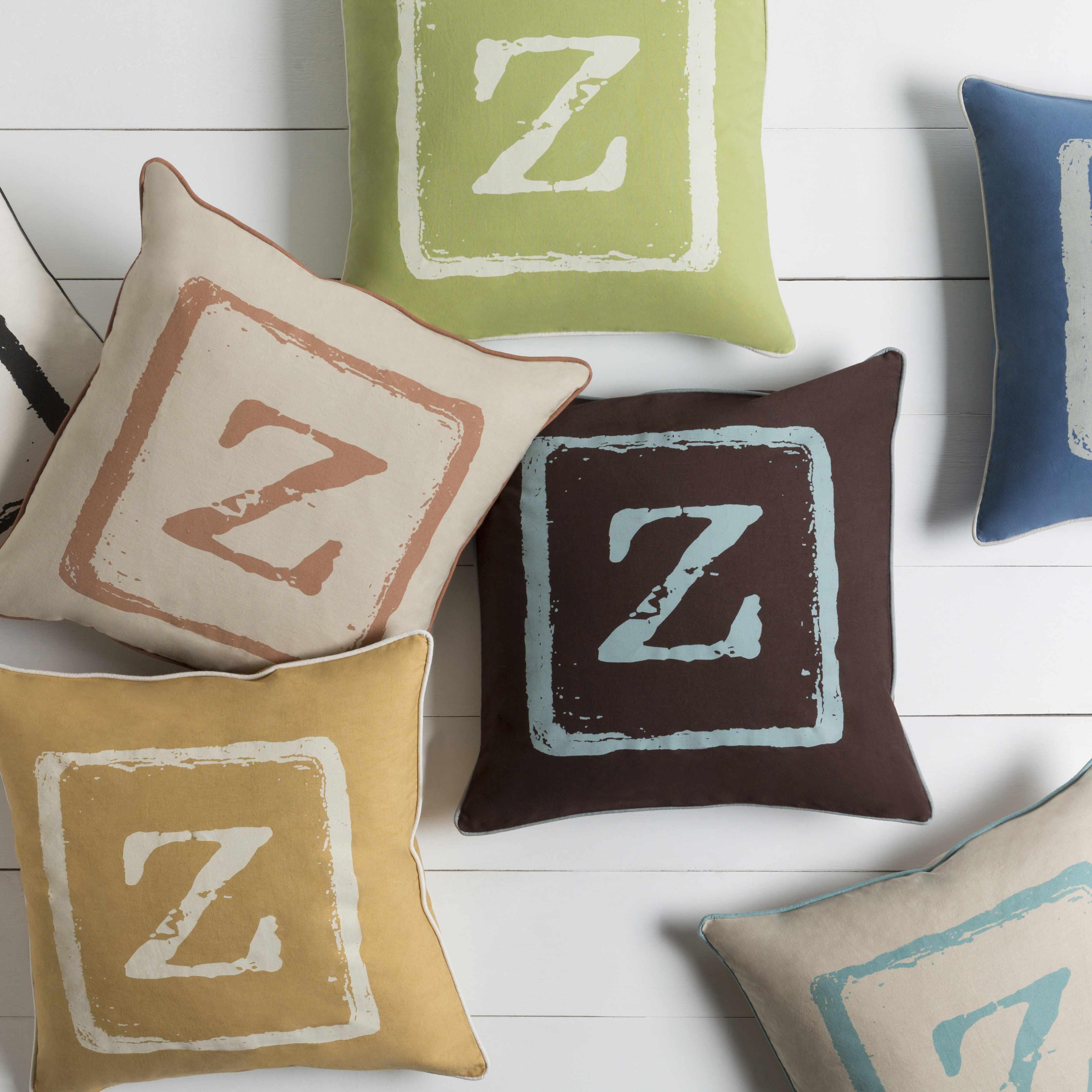 Kulin Letter Z Throw Pillow - Clearance - PRHOMZ