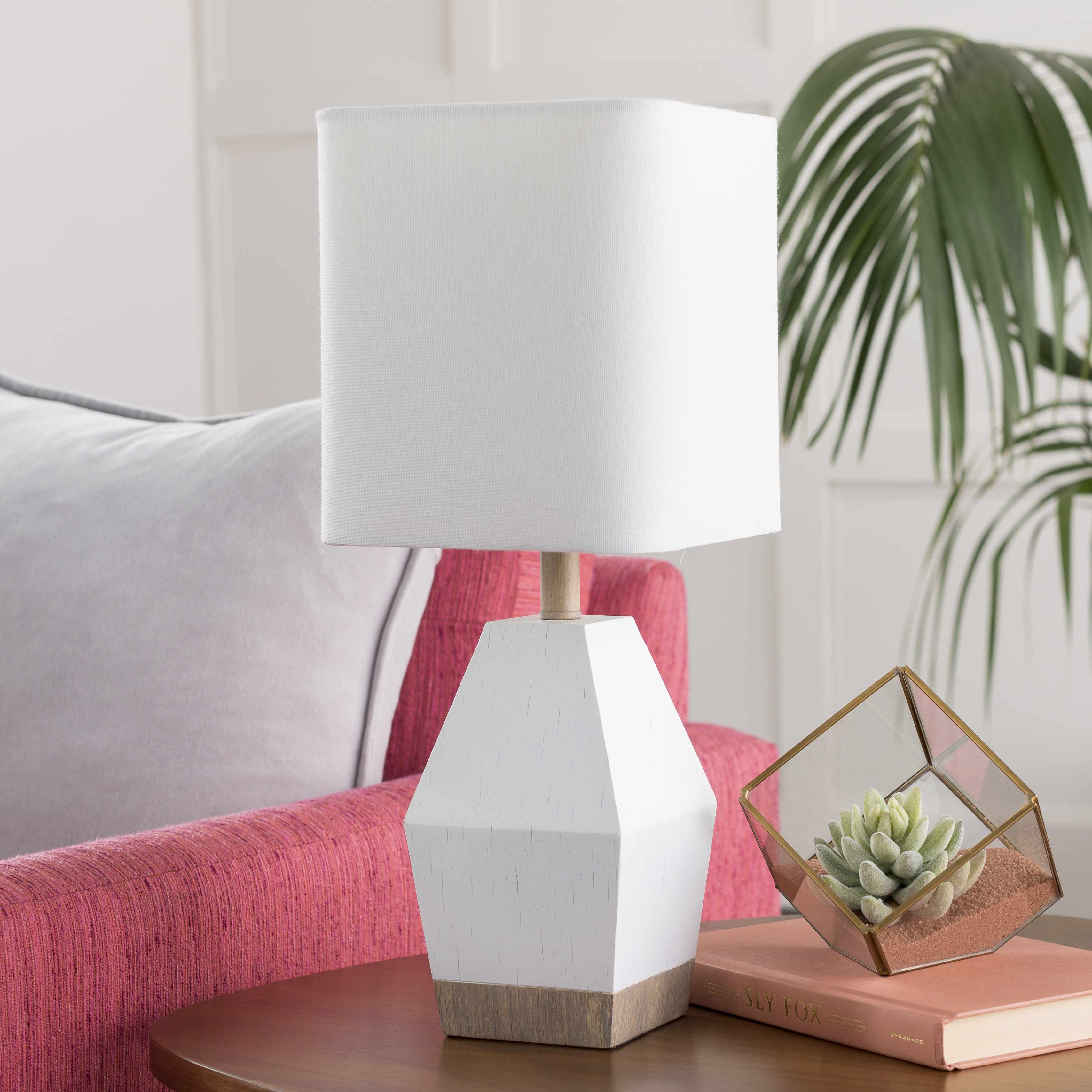 Blinsung White Contemporary Table Lamp-1