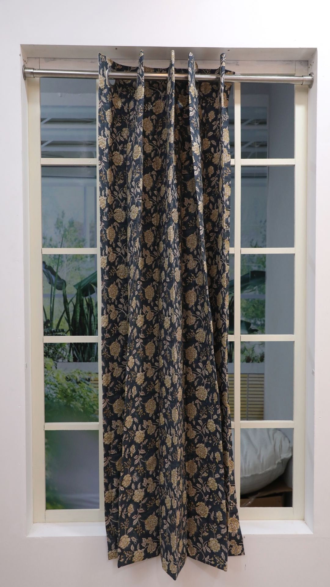 Indian Artisan Pure Linen Boho Curtains - Rameshwaram