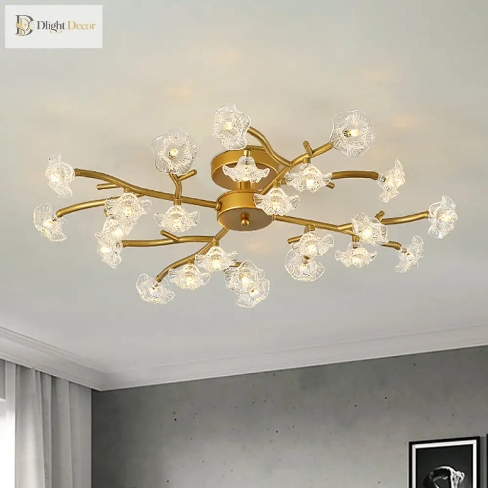 Blossoming Flush Mount Light | Modern Interior Lighting