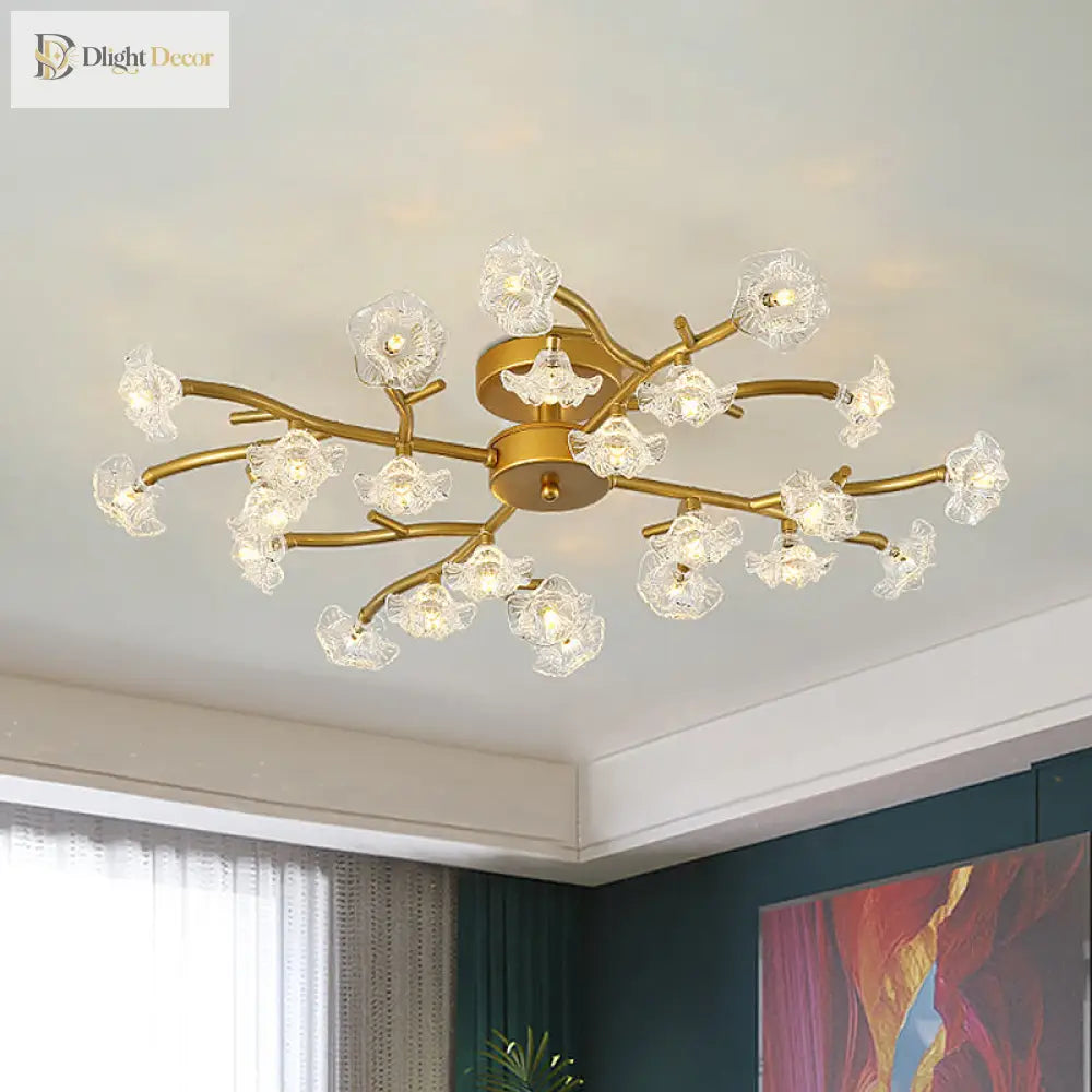 Blossoming Flush Mount Light | Modern Interior Lighting