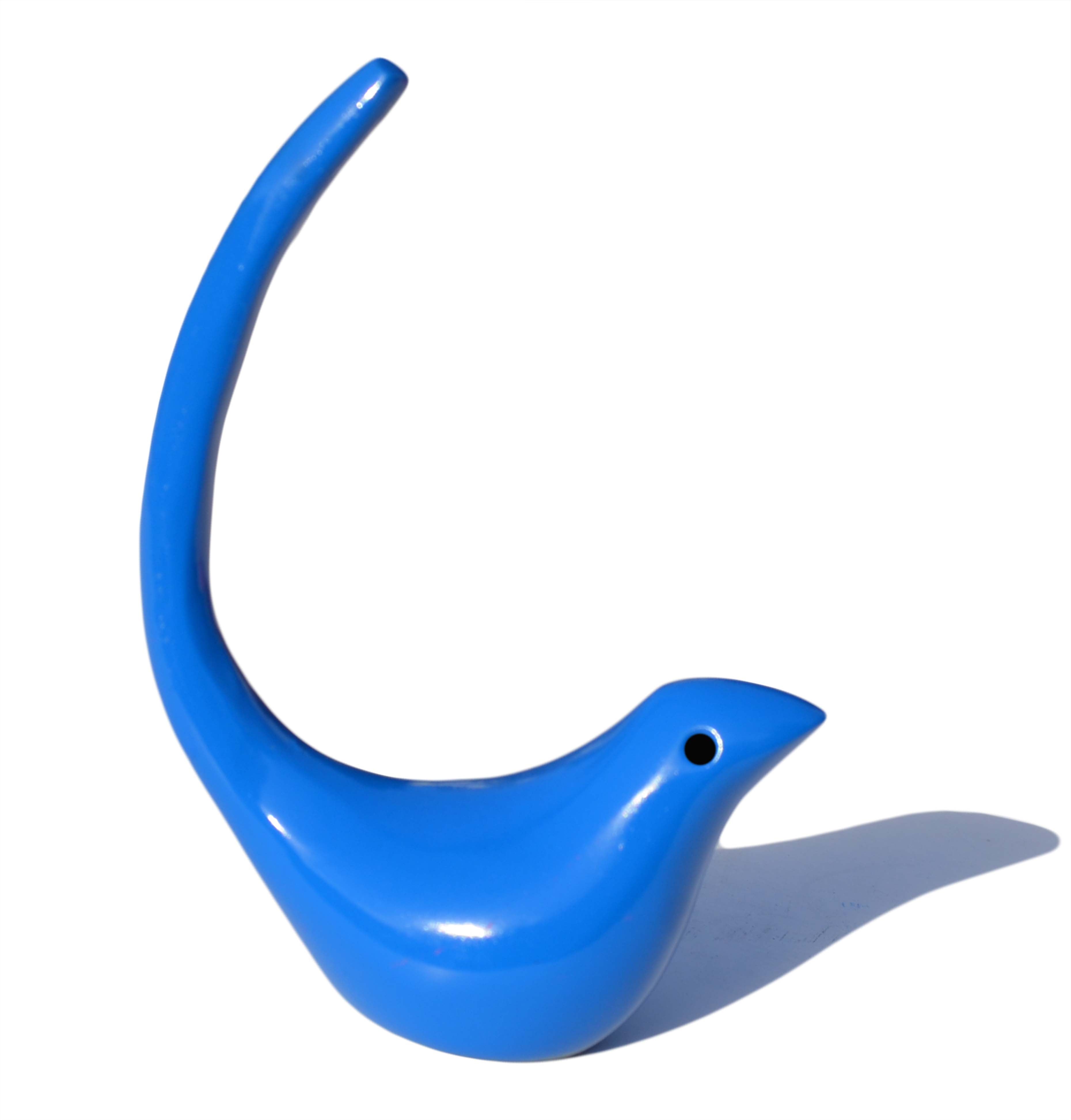 Vibhsa Gifts Bird Ring Holder Jewelry (Blue)