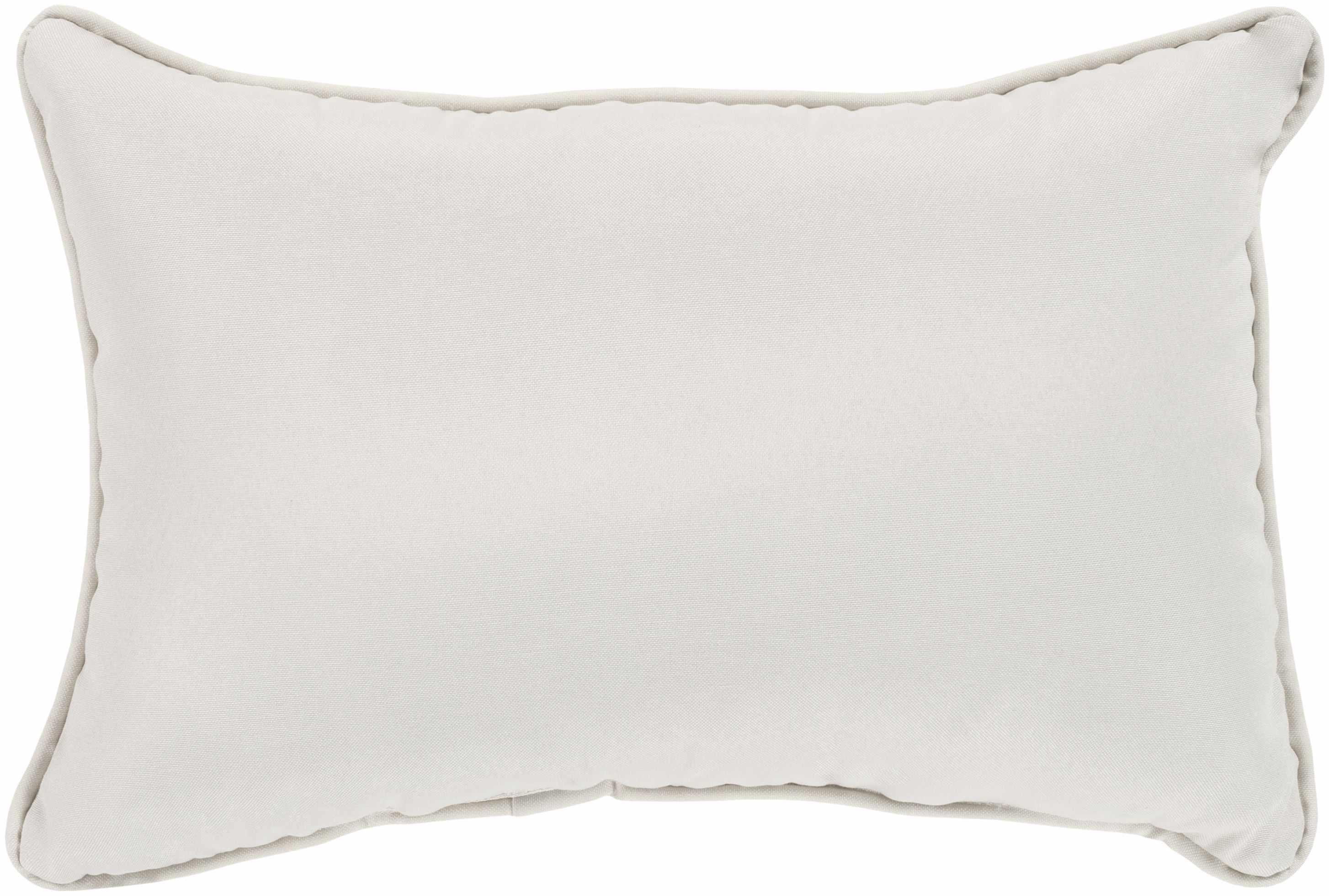 Bridgton White Solid Square Accent Pillow - PRHOMZ