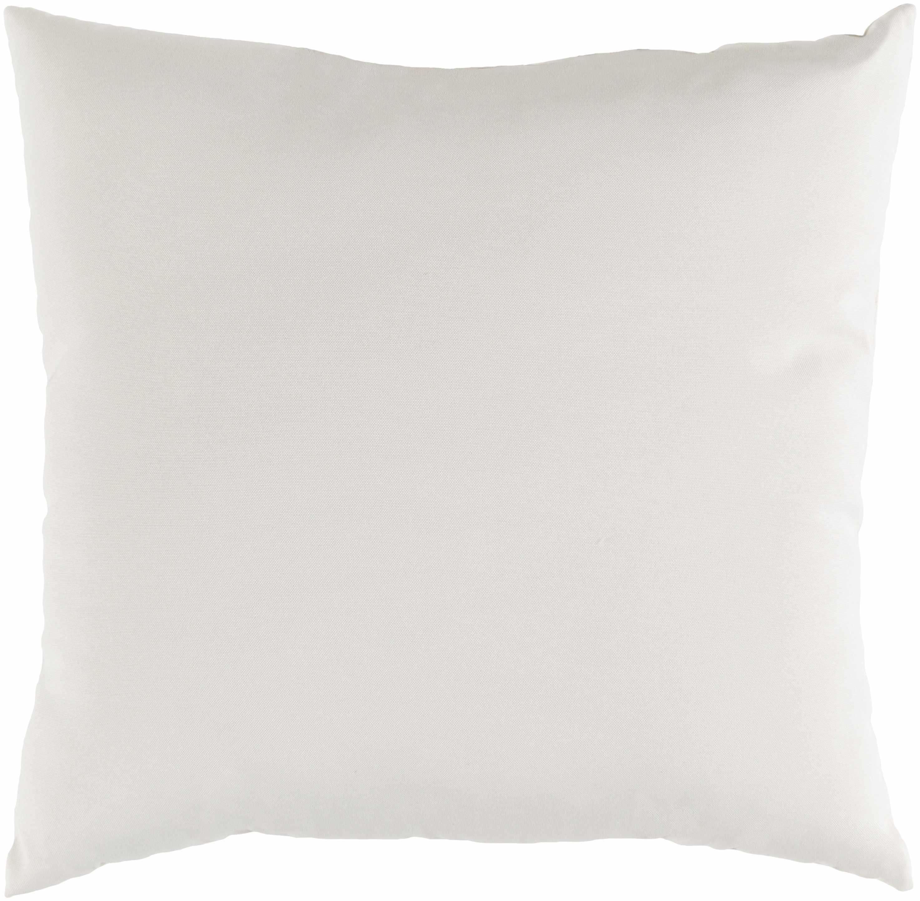 Bridgton White Solid Square Accent Pillow - PRHOMZ