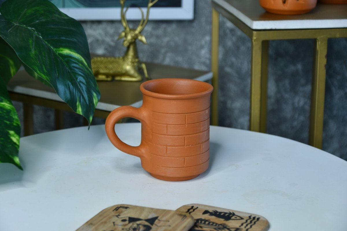 Terracotta Coffee Mug: Stylish, Functional Home & Kitchenware-2