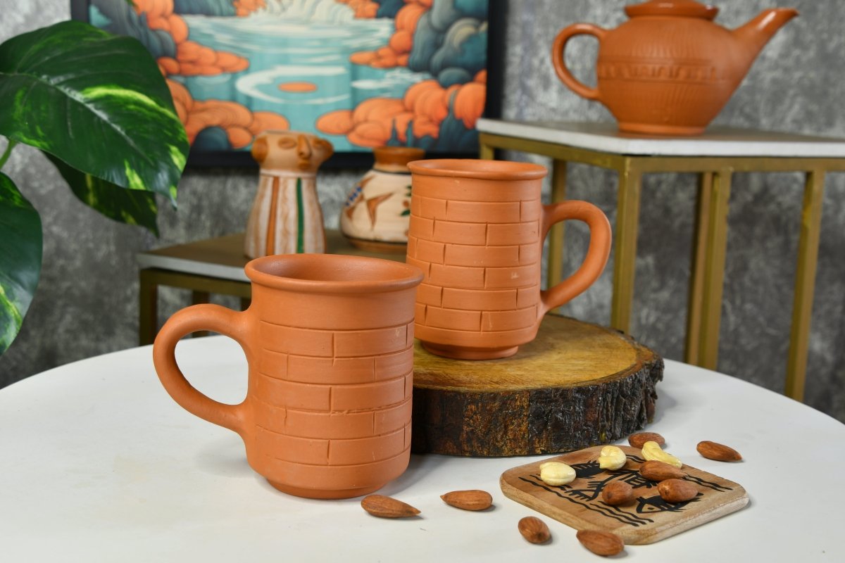 Terracotta Coffee Mug: Stylish, Functional Home & Kitchenware-7