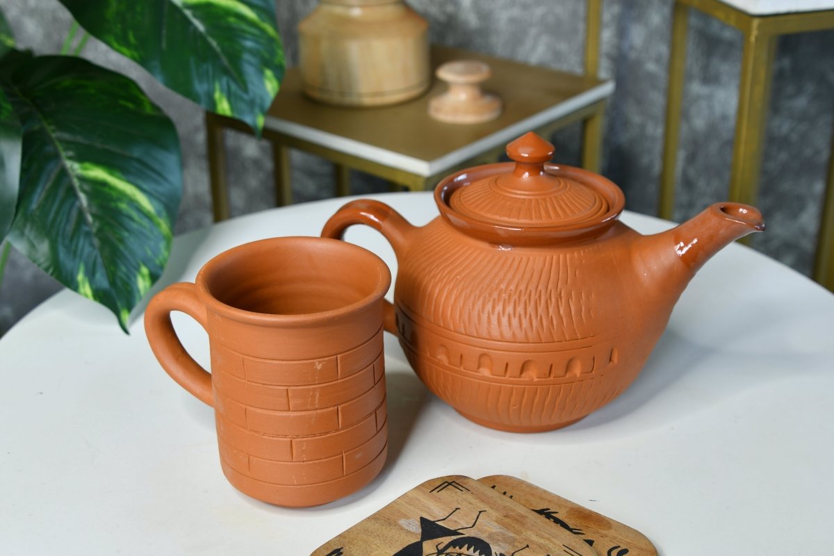 Terracotta Coffee Mug: Stylish, Functional Home & Kitchenware-6