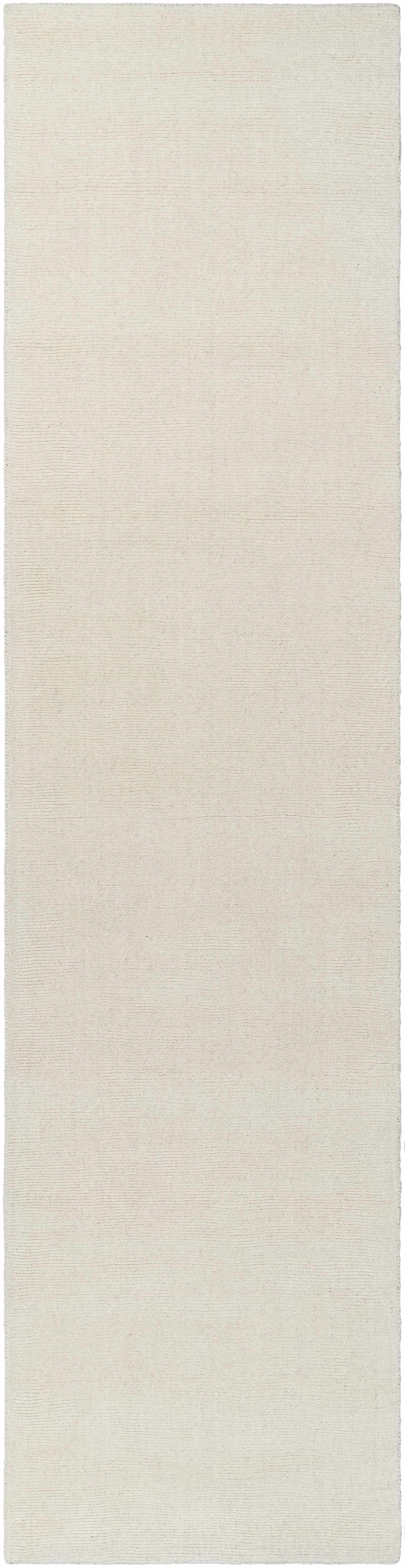 Brockton Solid Wool Light Beige Area Rug-6