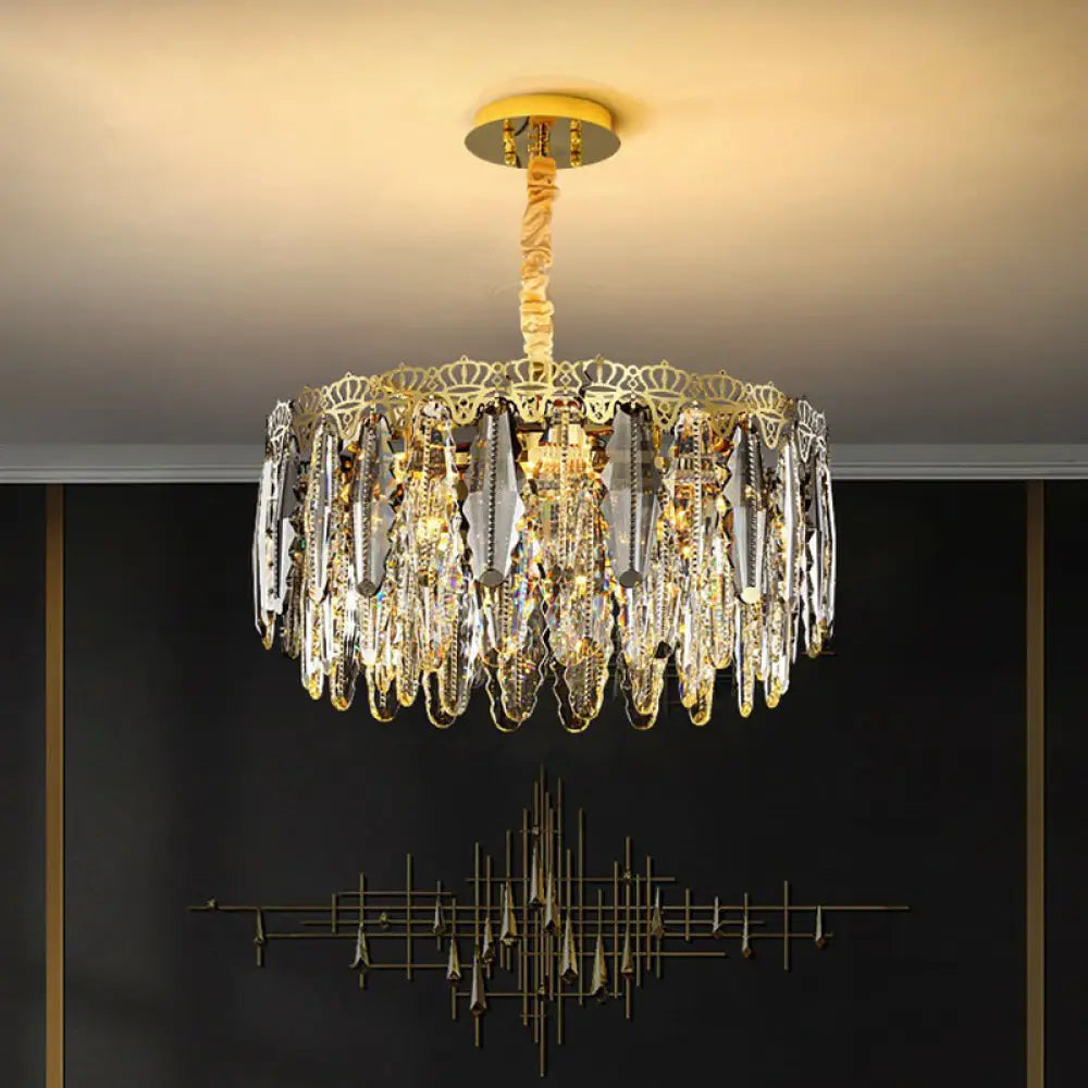 Brynlee Crystal Chandelier | Modern Dining Room Lighting