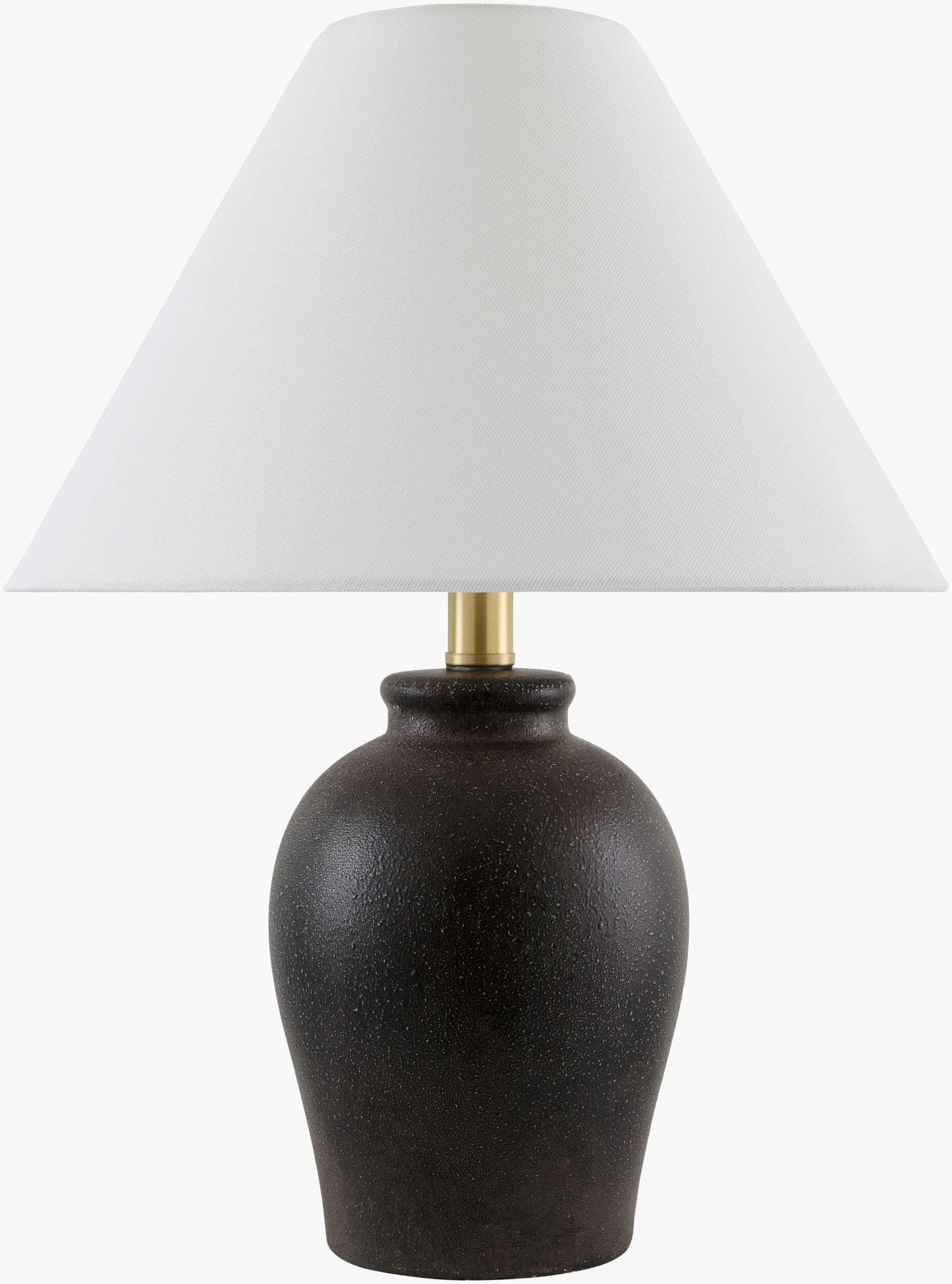 Charcoal Traditional Table Lamp with global details for bedside or console tables-0