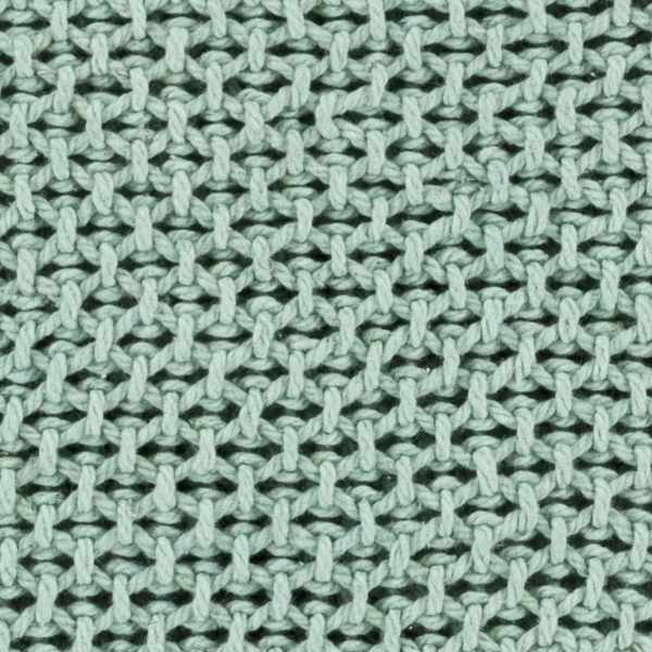 Brasnorte Knitted Throw Blanket - Aqua Green-1