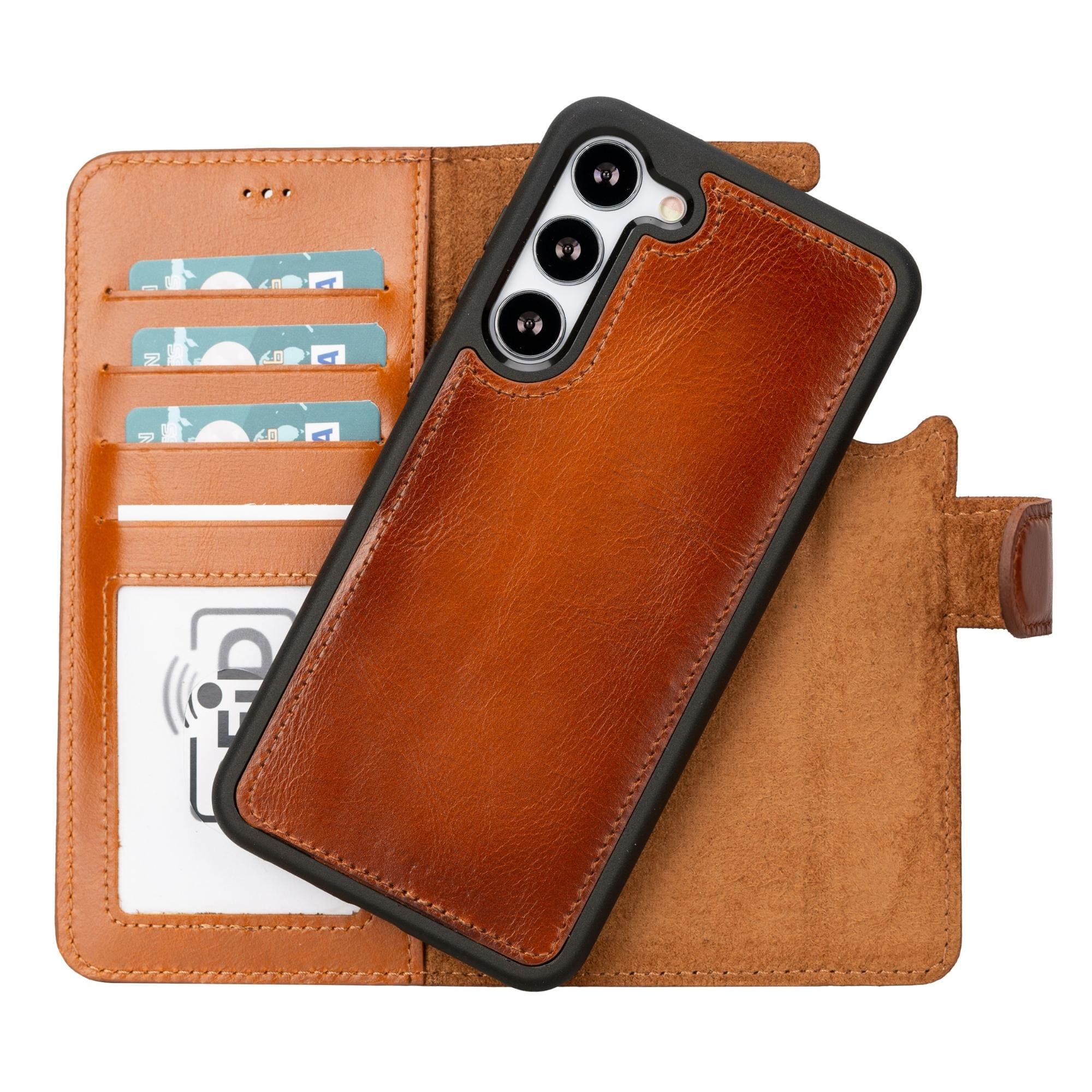 Buffalo Samsung Galaxy S22 Series Detachable Leather Wallet Case-7