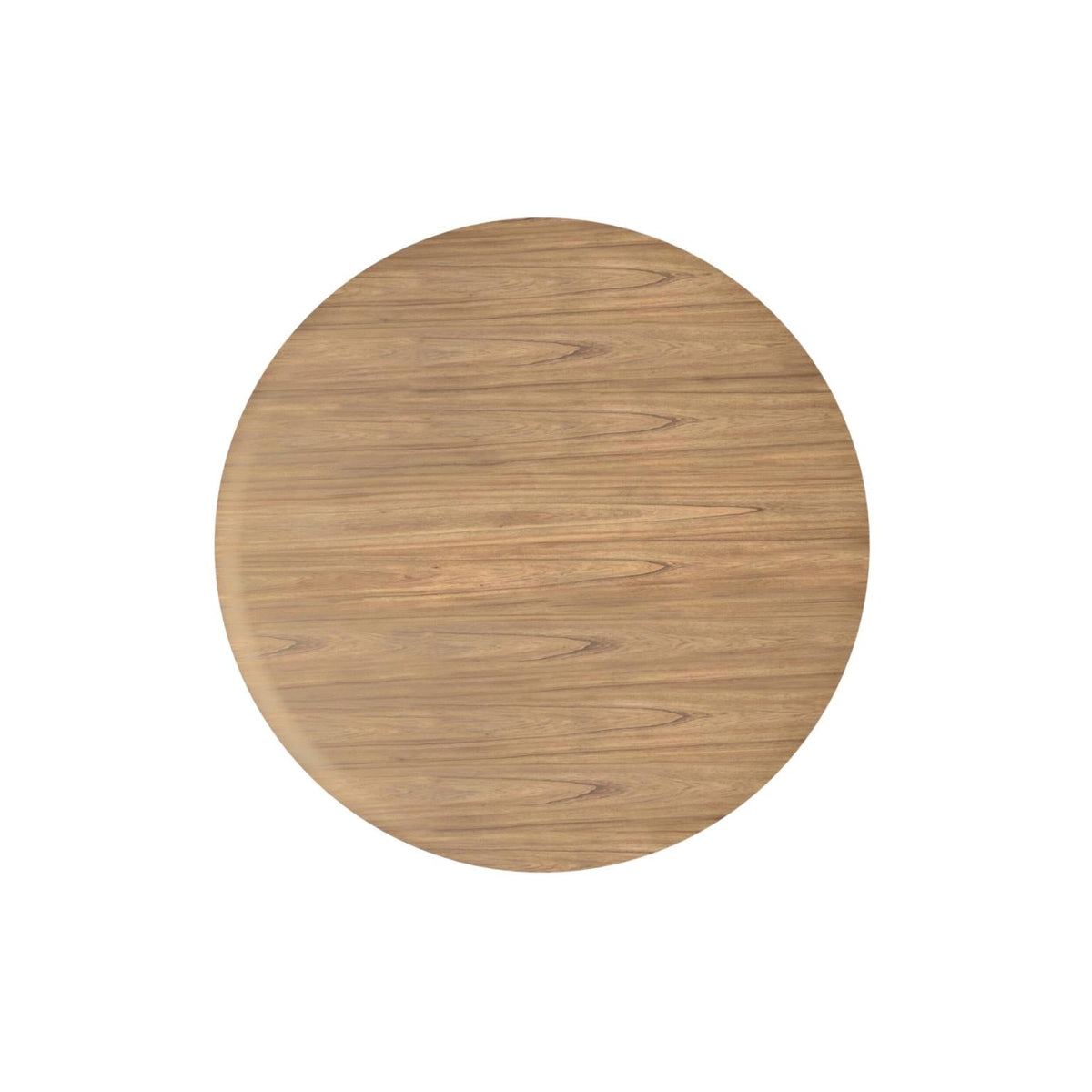 47 Inch Round Pedestal Dining Table, Solid Hardwood, Seats 4 to 6, Natural Oak