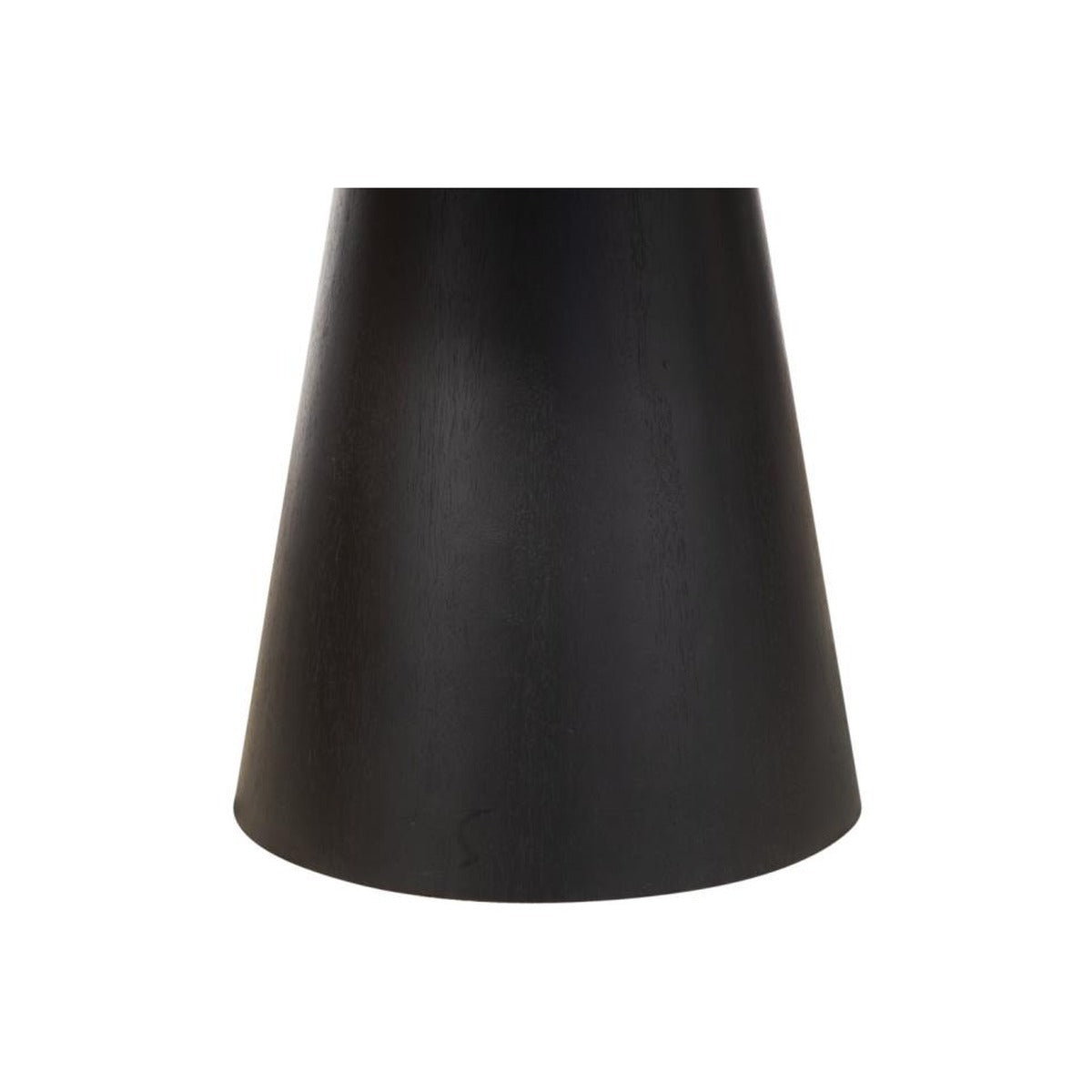 59 Inch Round Pedestal Dining Table, Solid Hardwood, Seats 6 to 8, Black Oak