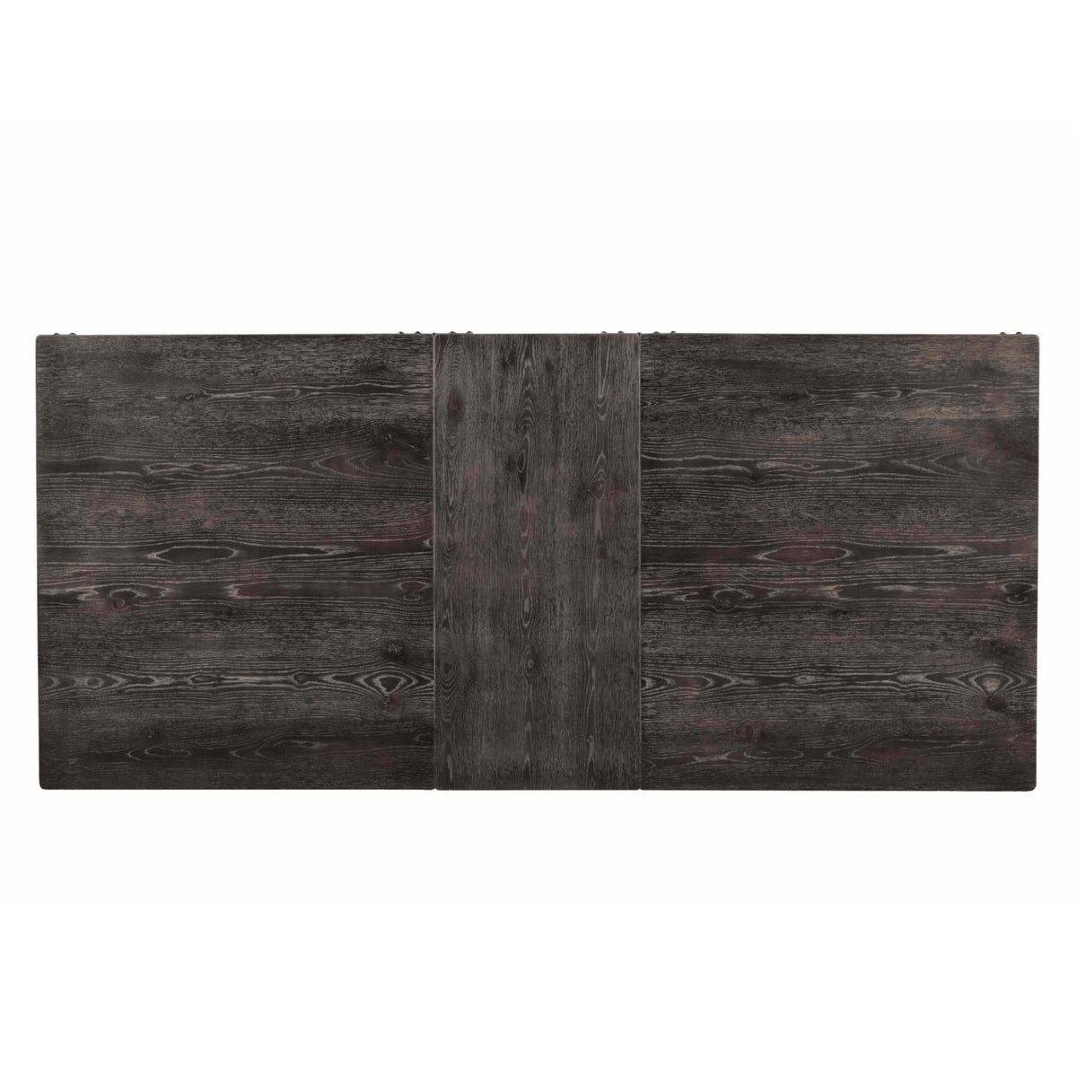 88 Inch Double Pedestal Rectangular Dining Table, Solid Wood, Seats 6 to 8, Rustic Espresso