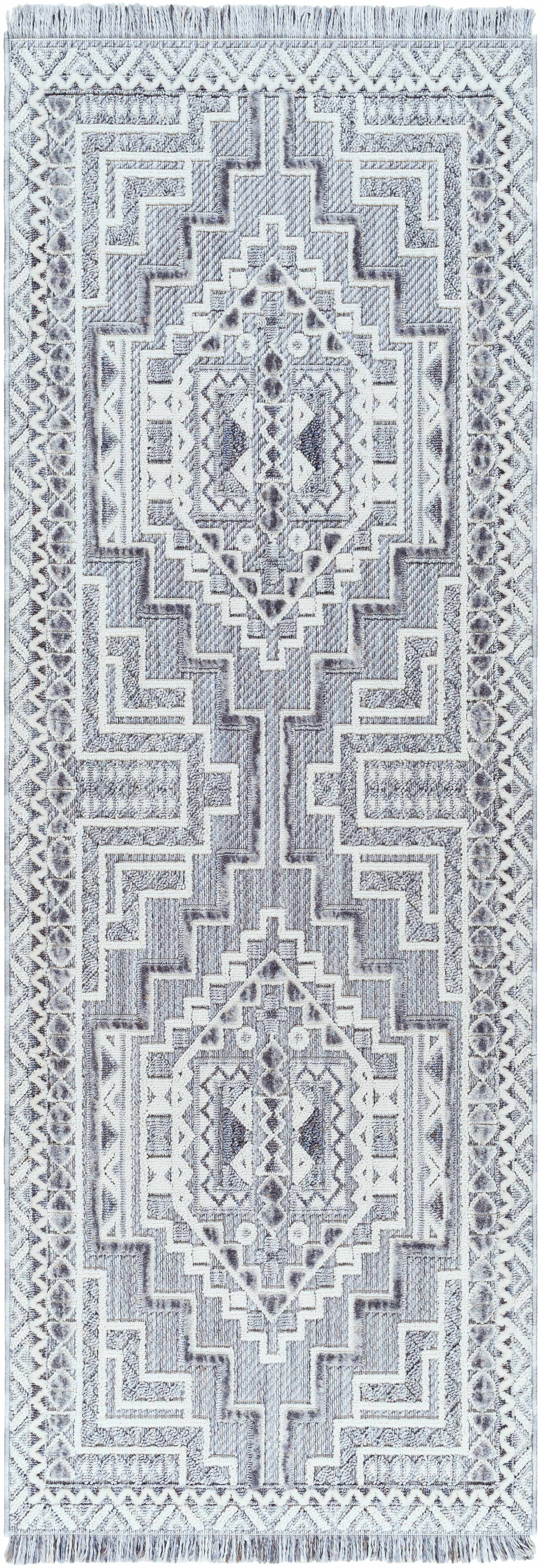 Alya Charcoal Textured Area Rug