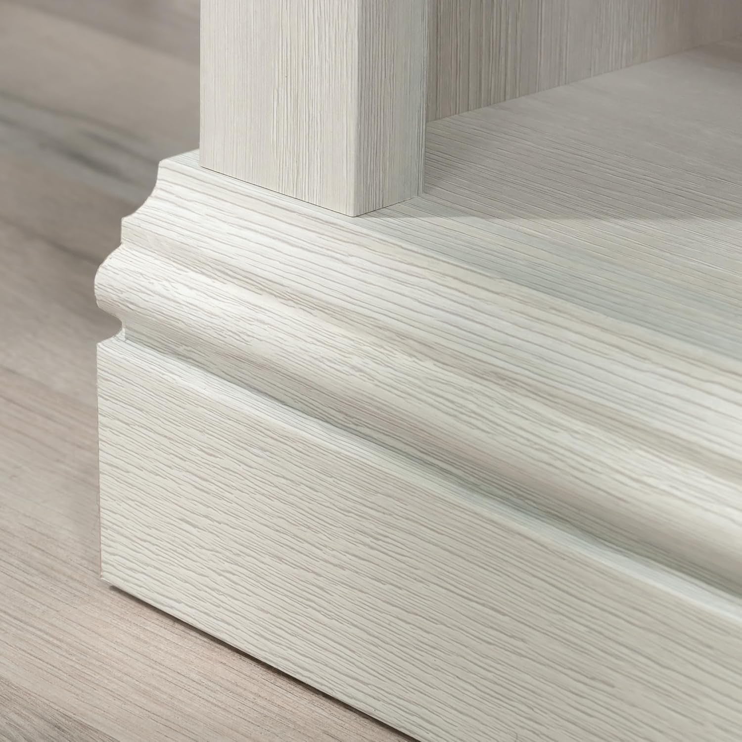 3 Tier Wooden Bookcase Glacier Oak Multipurpose Bookshelf For Home Office And Living Room