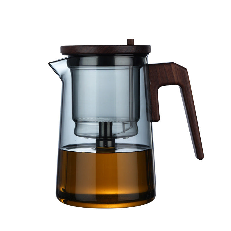 Tea Water Separation Teapot Heat-resistant Glass-4