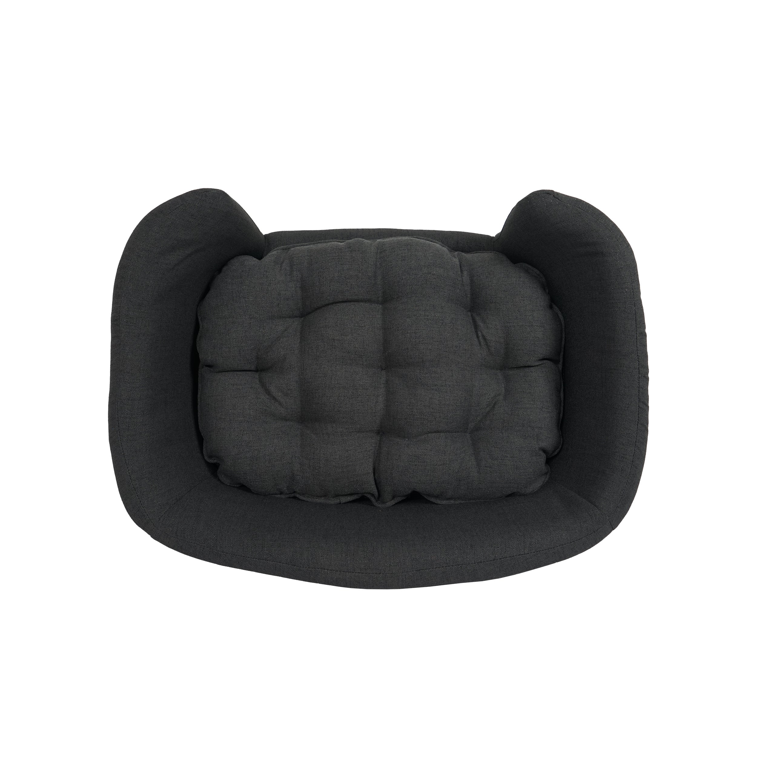 Elevated Dog Bed Frame for Small Dogs with Rubber Wood Legs