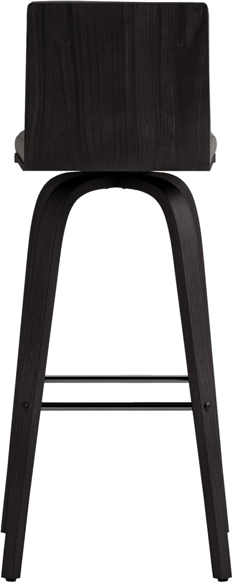 Vienna 30 Inch Bar Height Bar Stool Grey And Black