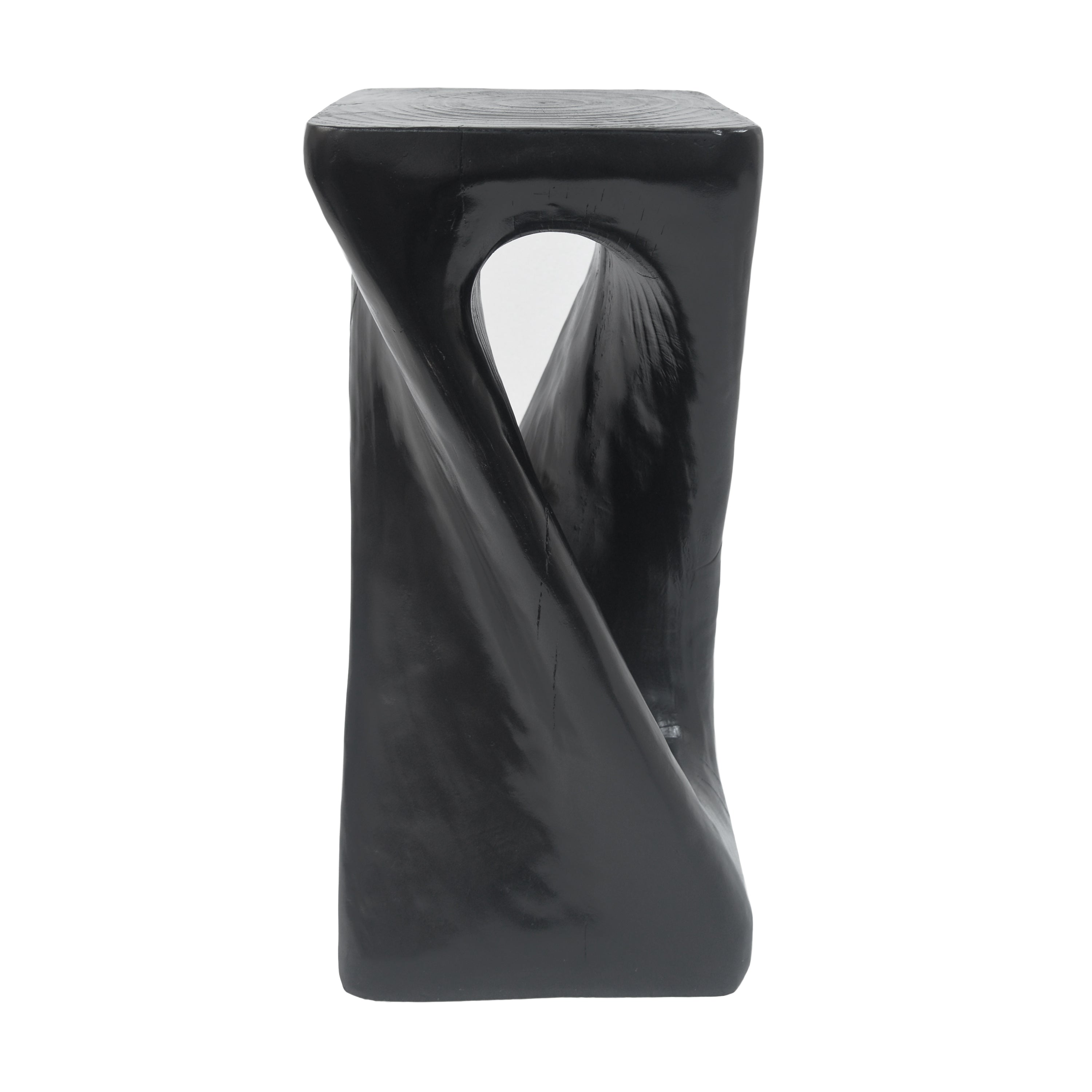 Outdoor Side Table Twist Shape End Table