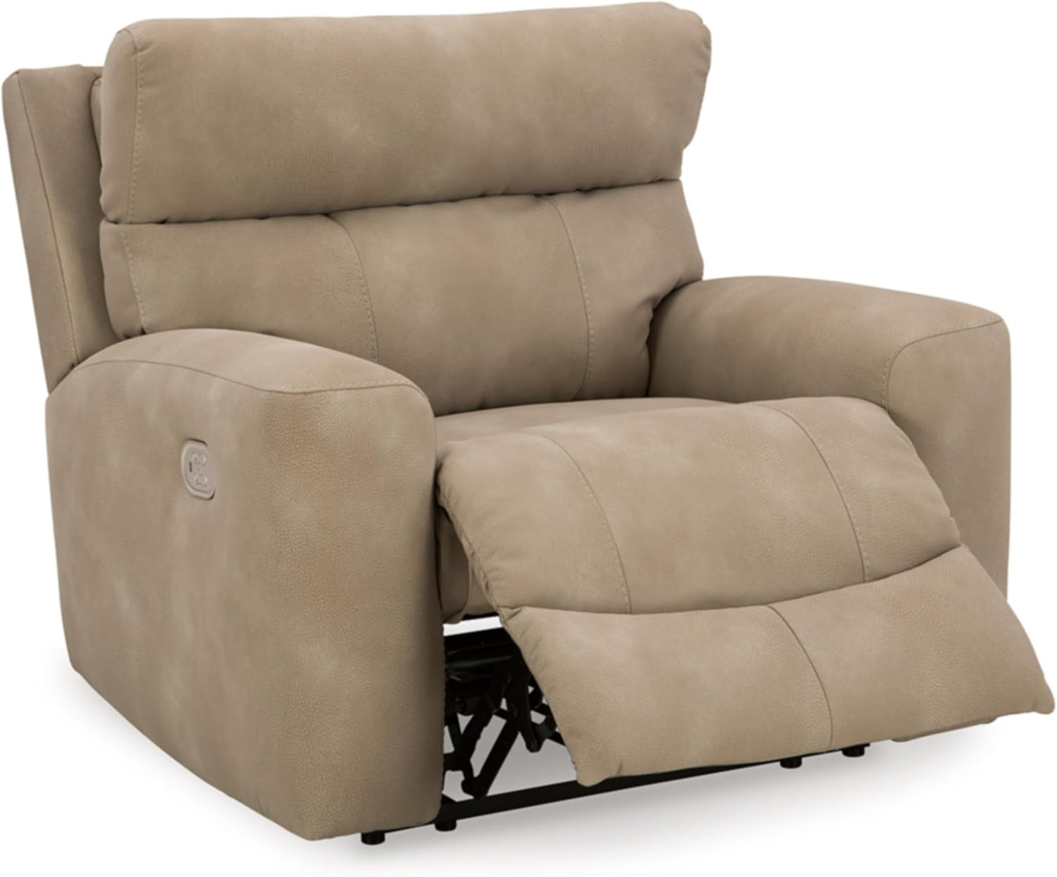 Wall Hugger Power Recliner Light Brown With USB Ports