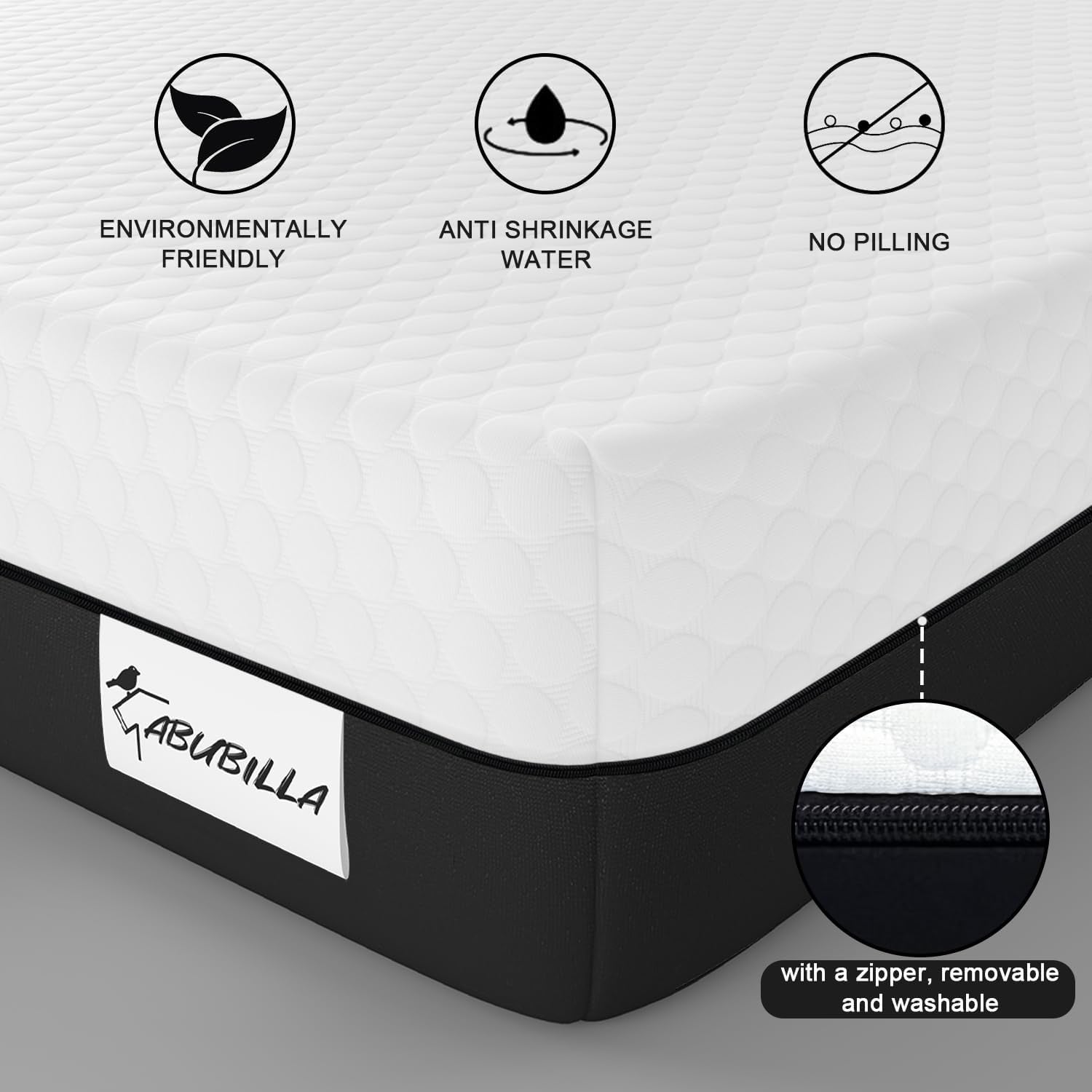 Queen Memory Foam Mattress Certipur US Certified Quality