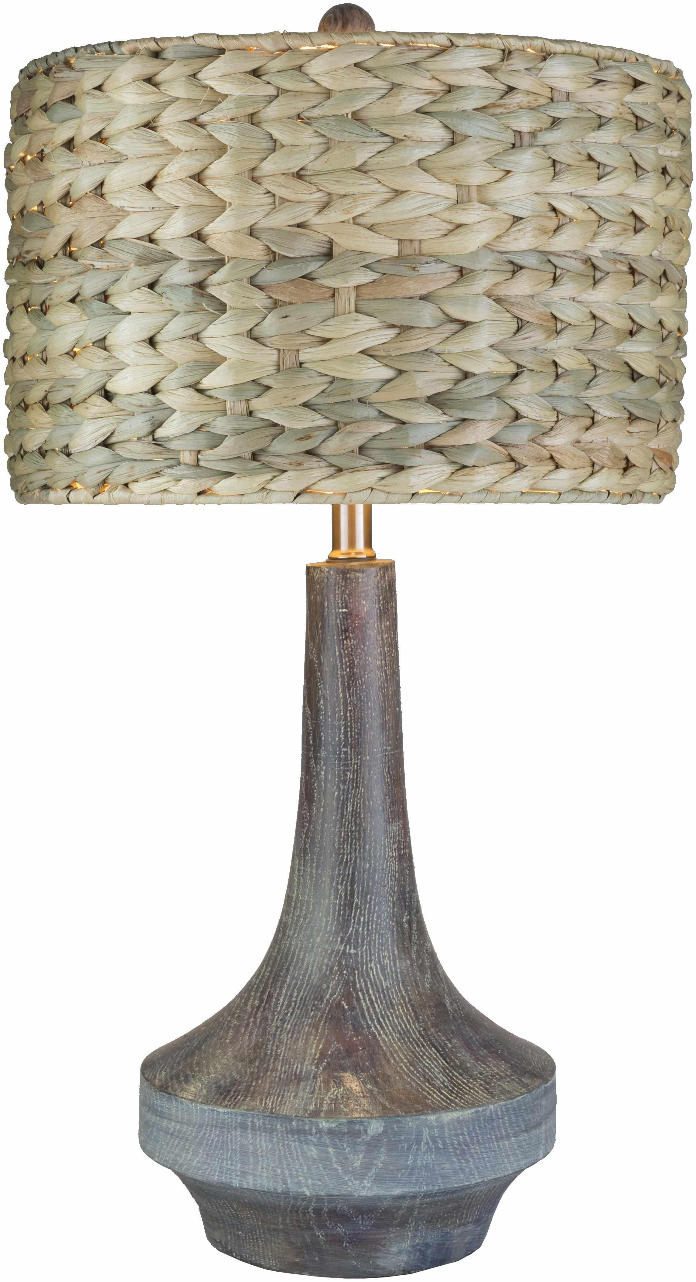 Kabankalan Seagrass Resin Table Lamp - PRHOMZ