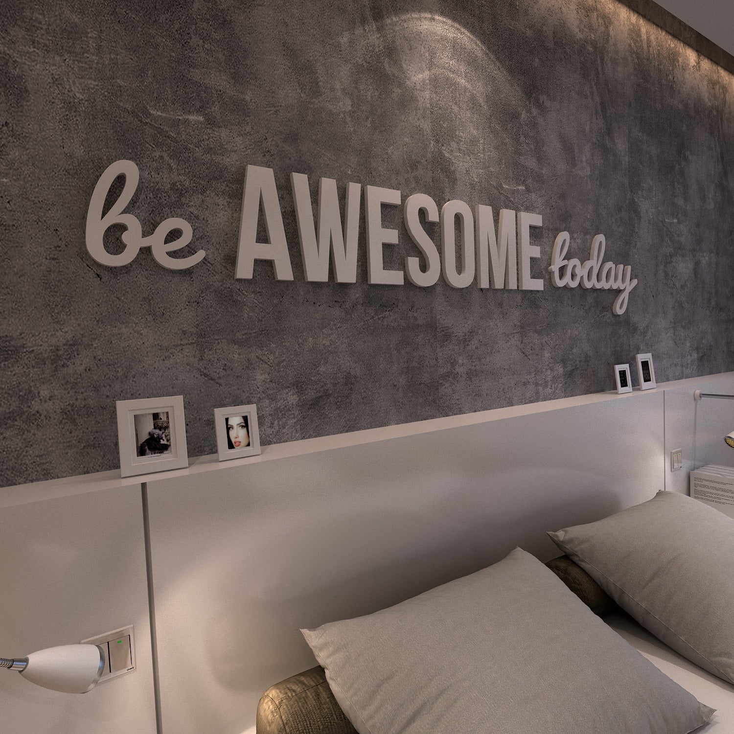 Be Awesome Today 3D Office Wall Decor-0