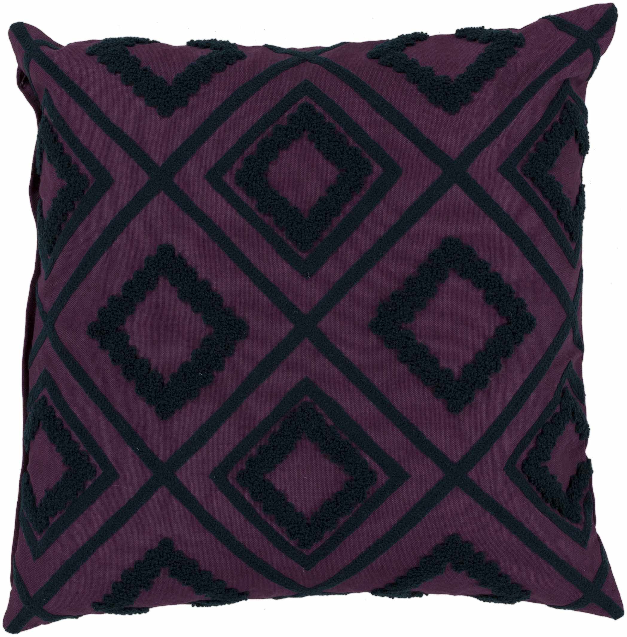 Camblesforth Purple Throw Pillow - Clearance-0