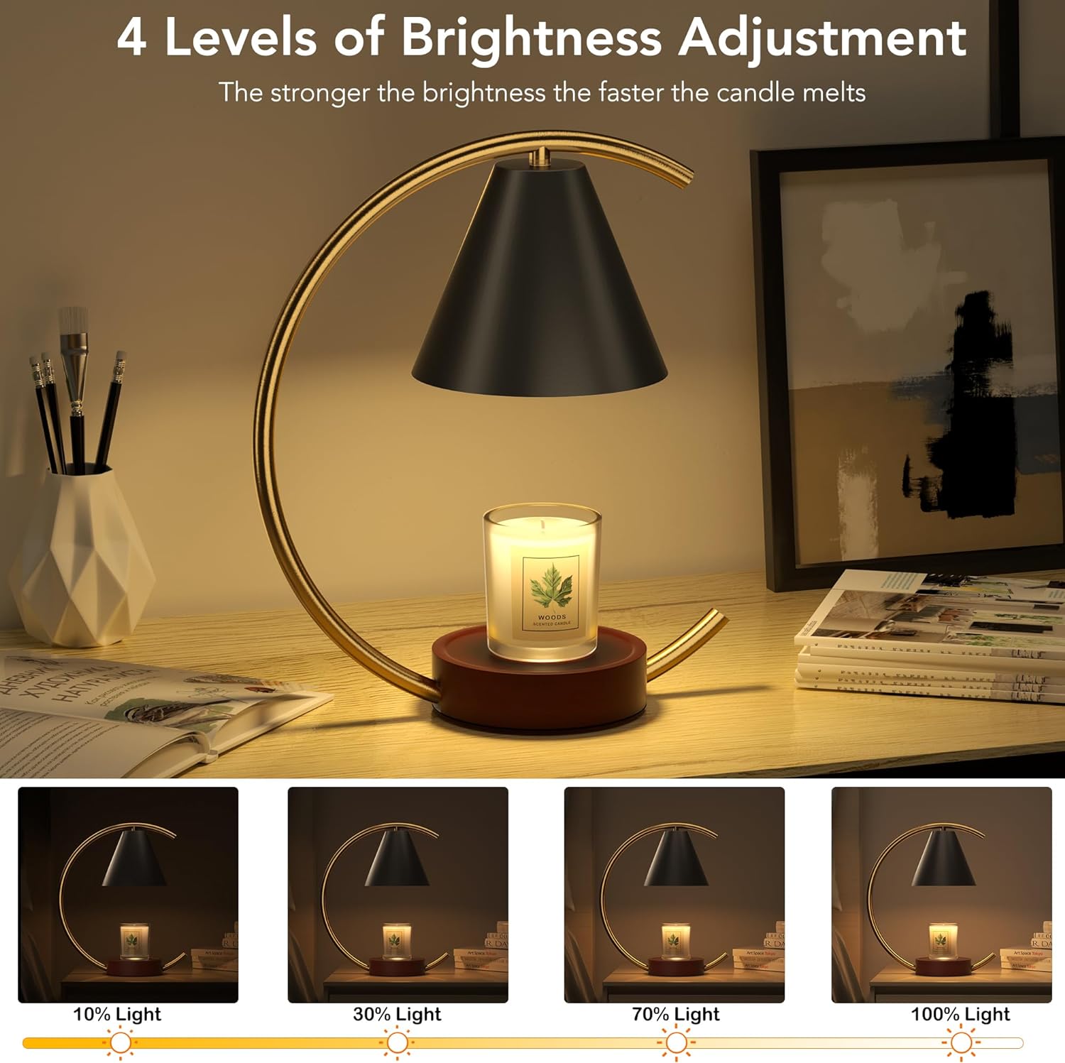 Dimmable Candle Warmer Lamp-3