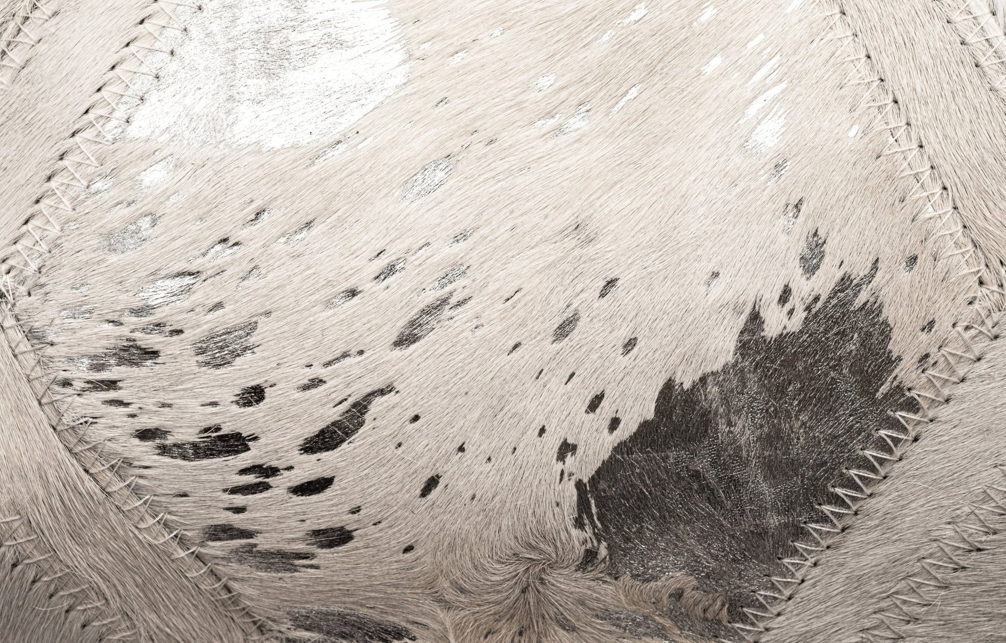 Canvello Genuine Cowhide Leather Decorative Throw Pillows - Handmade Patchwork Boho Accent Pillows For Sofa, Couch, Bed, Chair - Western Southwestern Farmhouse Pillow Covers With Feather Down Insert Included-2