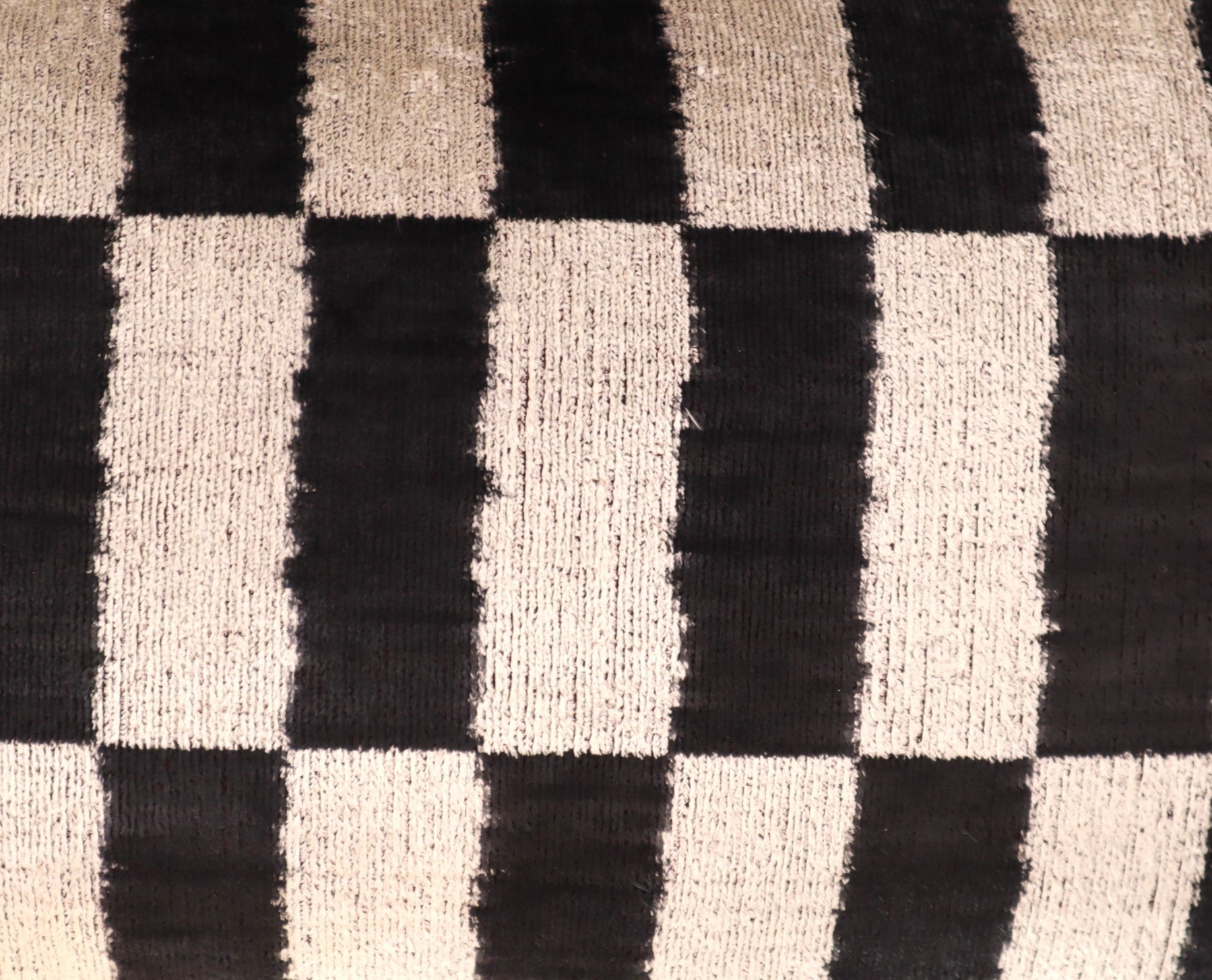 Canvello Luxury Decorative Black & White Throw Pillow | 16 x 24 in (40 x 60 cm)-1