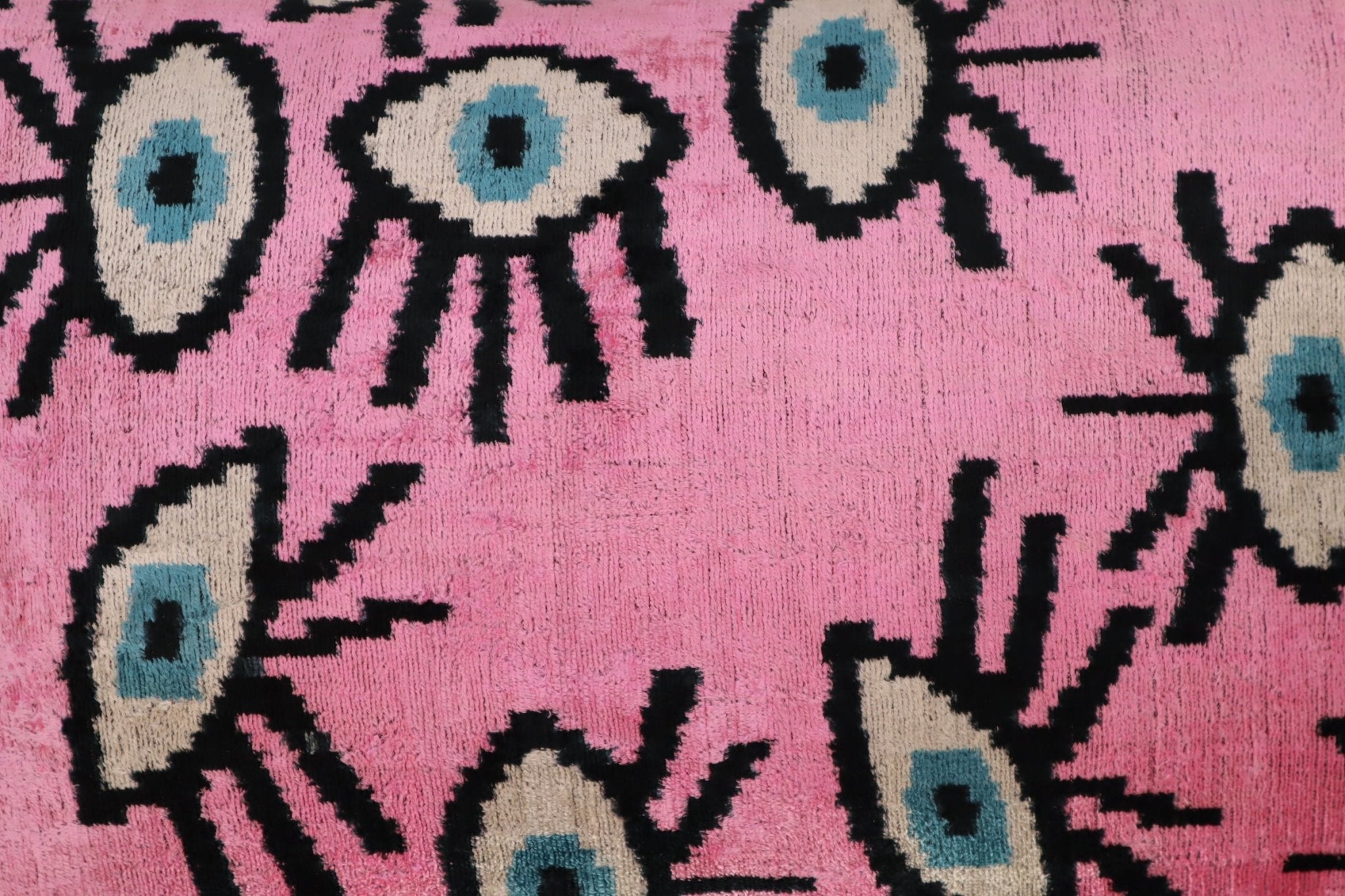 Canvello Luxury Pink Evil Eye Pillow for Couch| 16 x 24 in (40 x 60 cm)-1