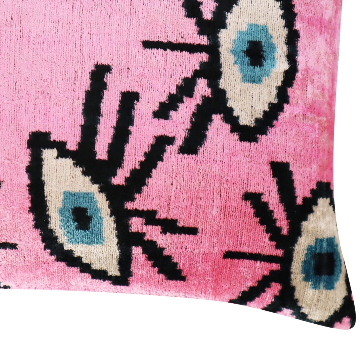 Canvello Luxury Pink Evil Eye Pillow for Couch| 16 x 24 in (40 x 60 cm)-3