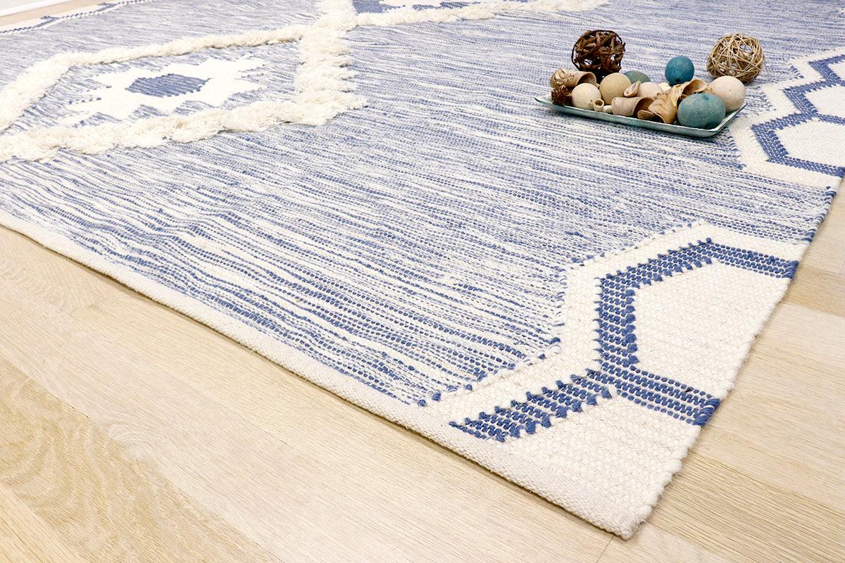 Canvello Modern Cotton & Wool Area Rug- 8' X 10'-2