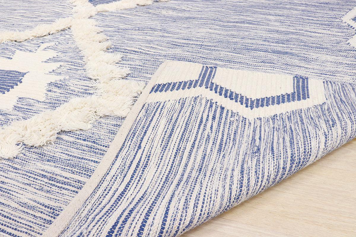 Canvello Modern Cotton & Wool Area Rug- 8' X 10'-3