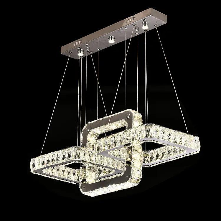 Canvello Modern Crystal Chandelier Lighting Decoration Crystal Pendant Lights-0