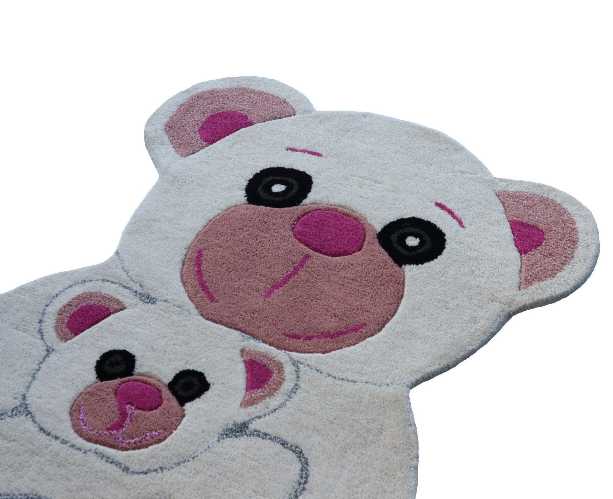 Canvello Premium Quality Hand Tufted Rug Hand Made Panda Rug Home Decor Rug for Living Room Contemporary| 100% New Zealand Pure Wool | 3'X5'-3