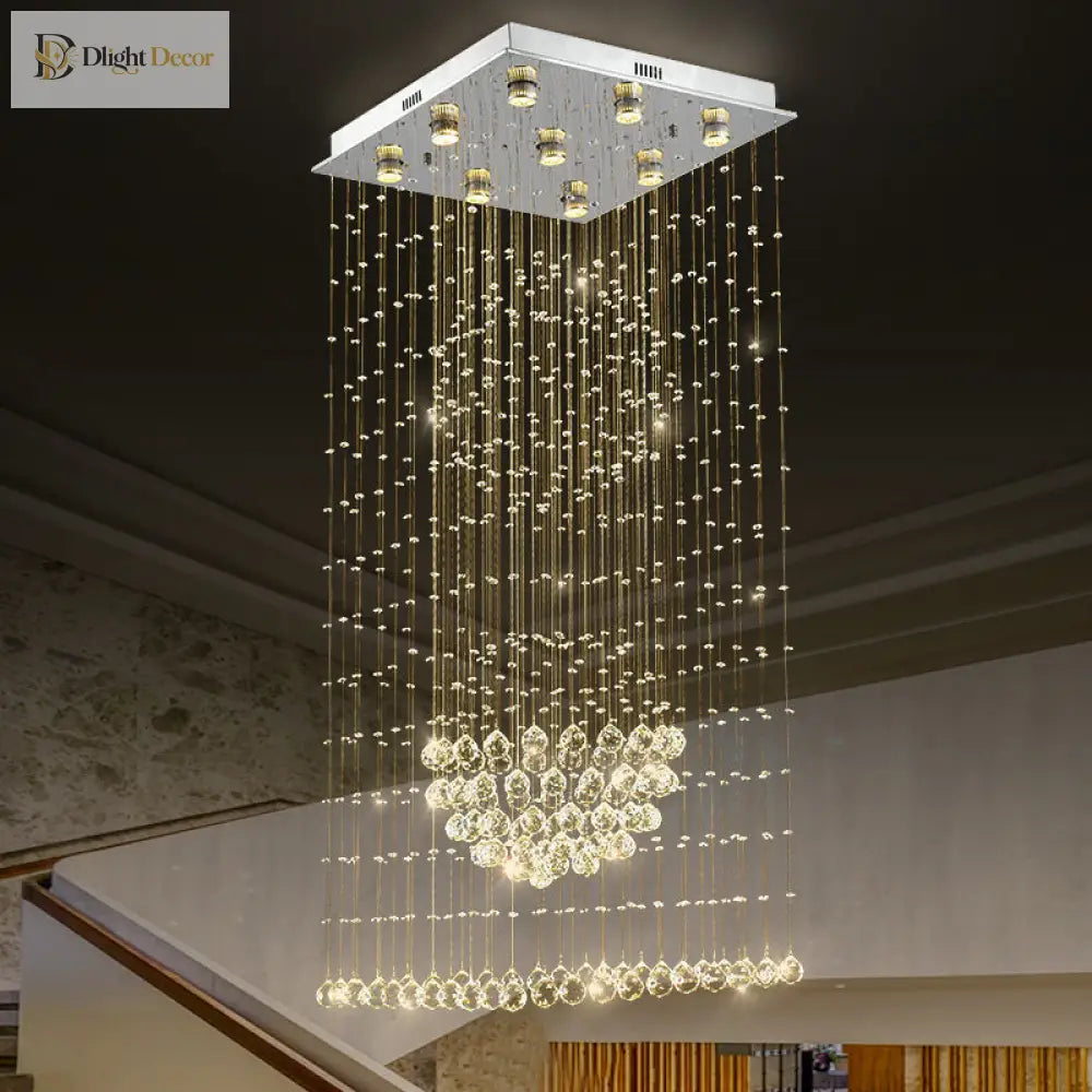 Cascading Modern Chandelier | Modern Dining Room Lighting